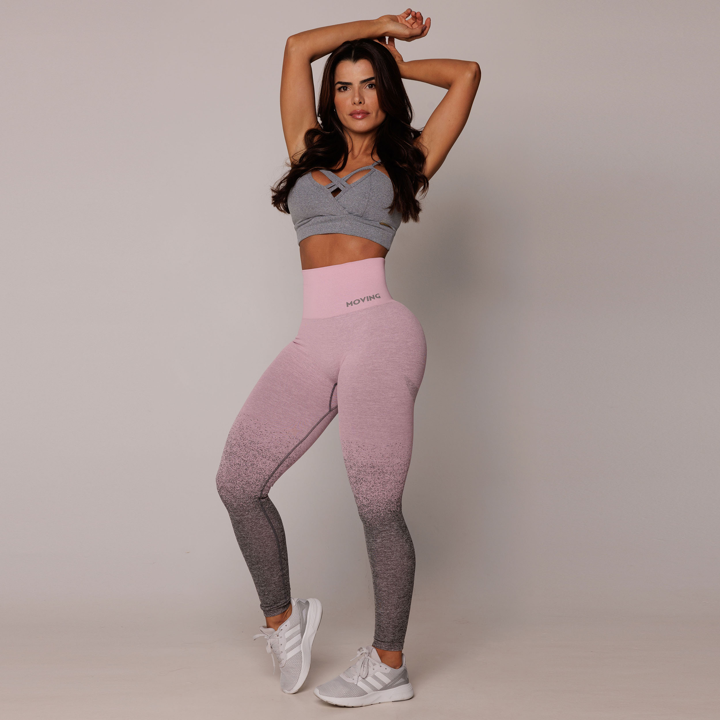 LEGGING SEAMLESS GRAVIDADE ZERO EMANA DEGRADÊ ROSA - Imagem 6