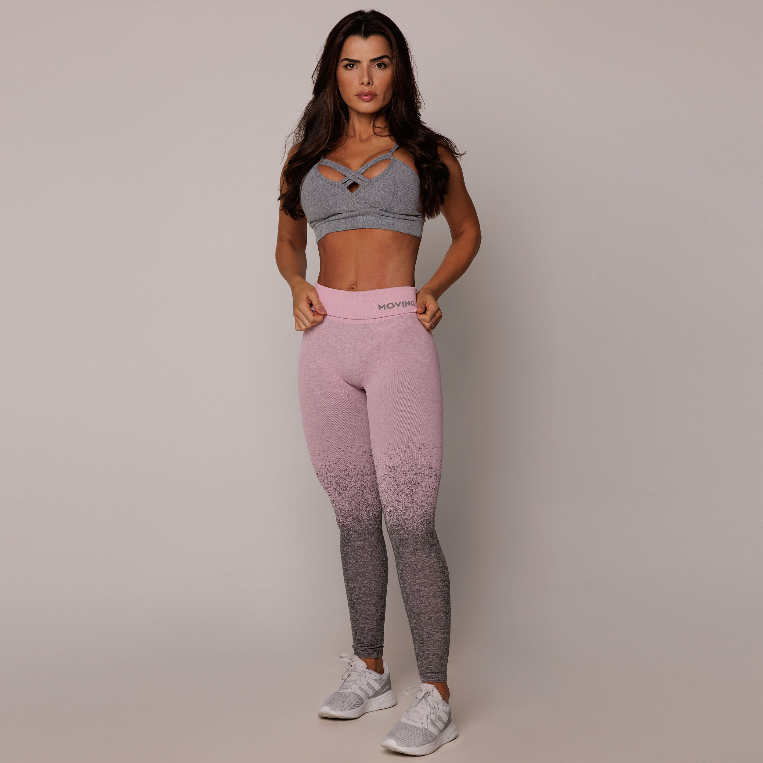 LEGGING SEAMLESS GRAVIDADE ZERO EMANA DEGRADÊ ROSA - Imagem 11