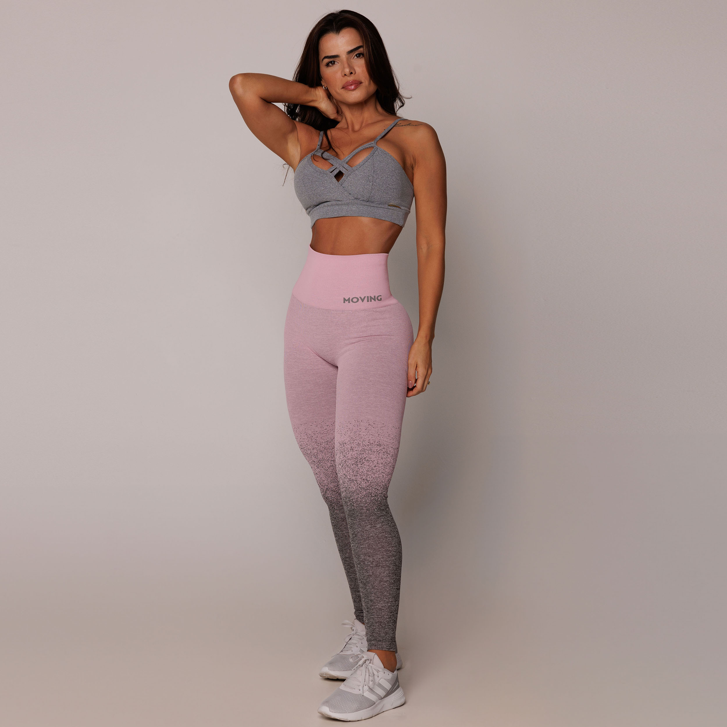 LEGGING SEAMLESS GRAVIDADE ZERO EMANA DEGRADÊ ROSA - Imagem 12