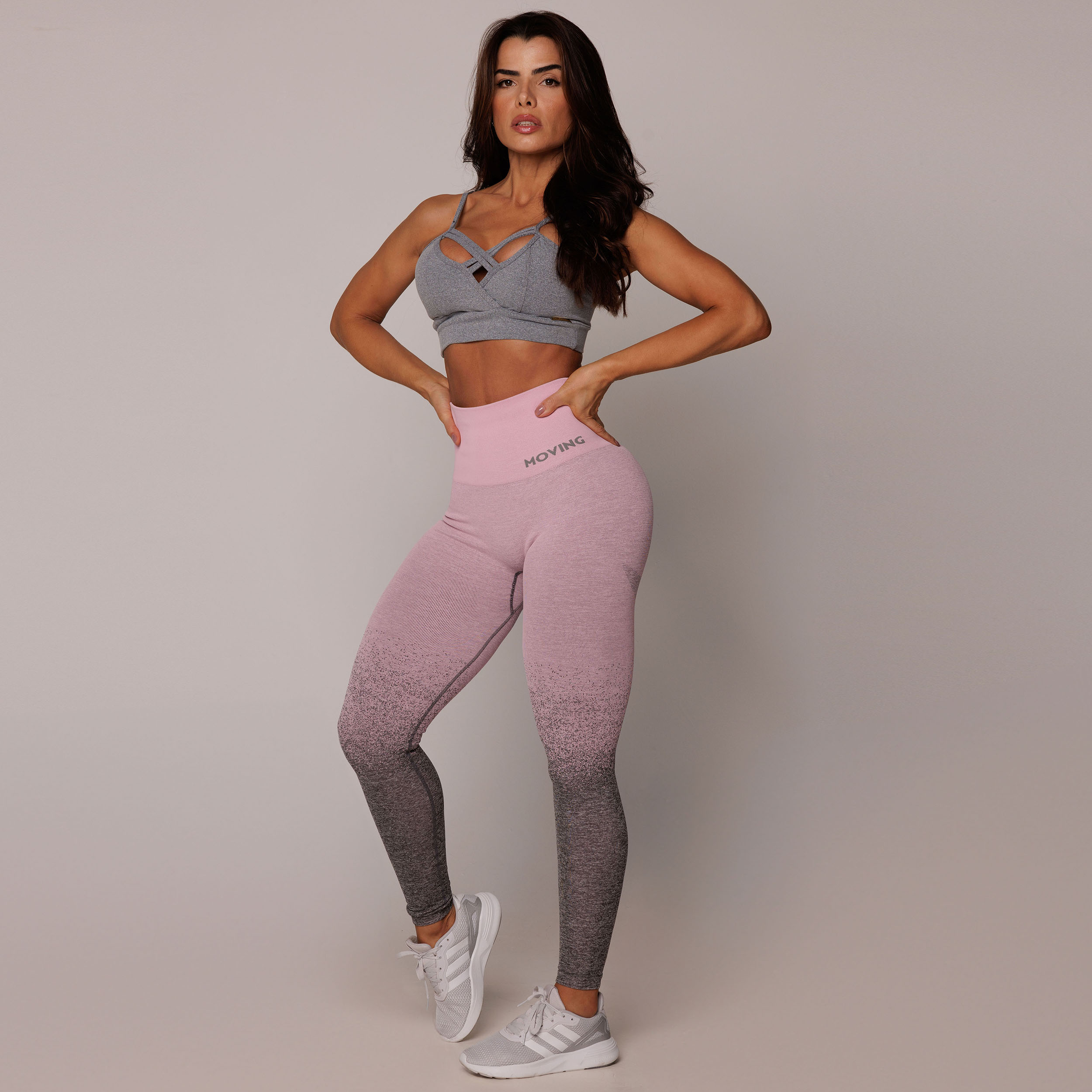 LEGGING SEAMLESS GRAVIDADE ZERO EMANA DEGRADÊ ROSA - Imagem 16
