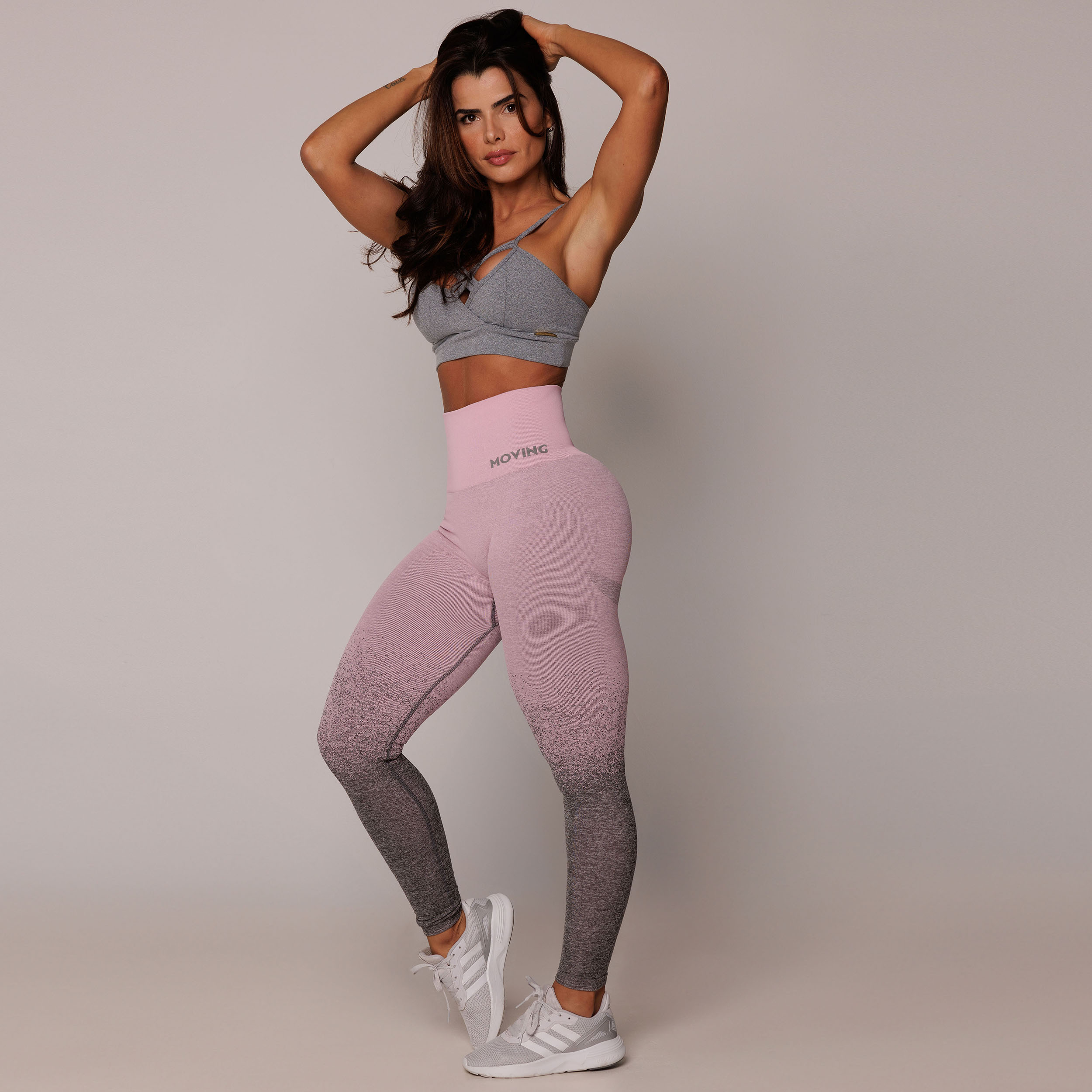 LEGGING SEAMLESS GRAVIDADE ZERO EMANA DEGRADÊ ROSA - Imagem 18