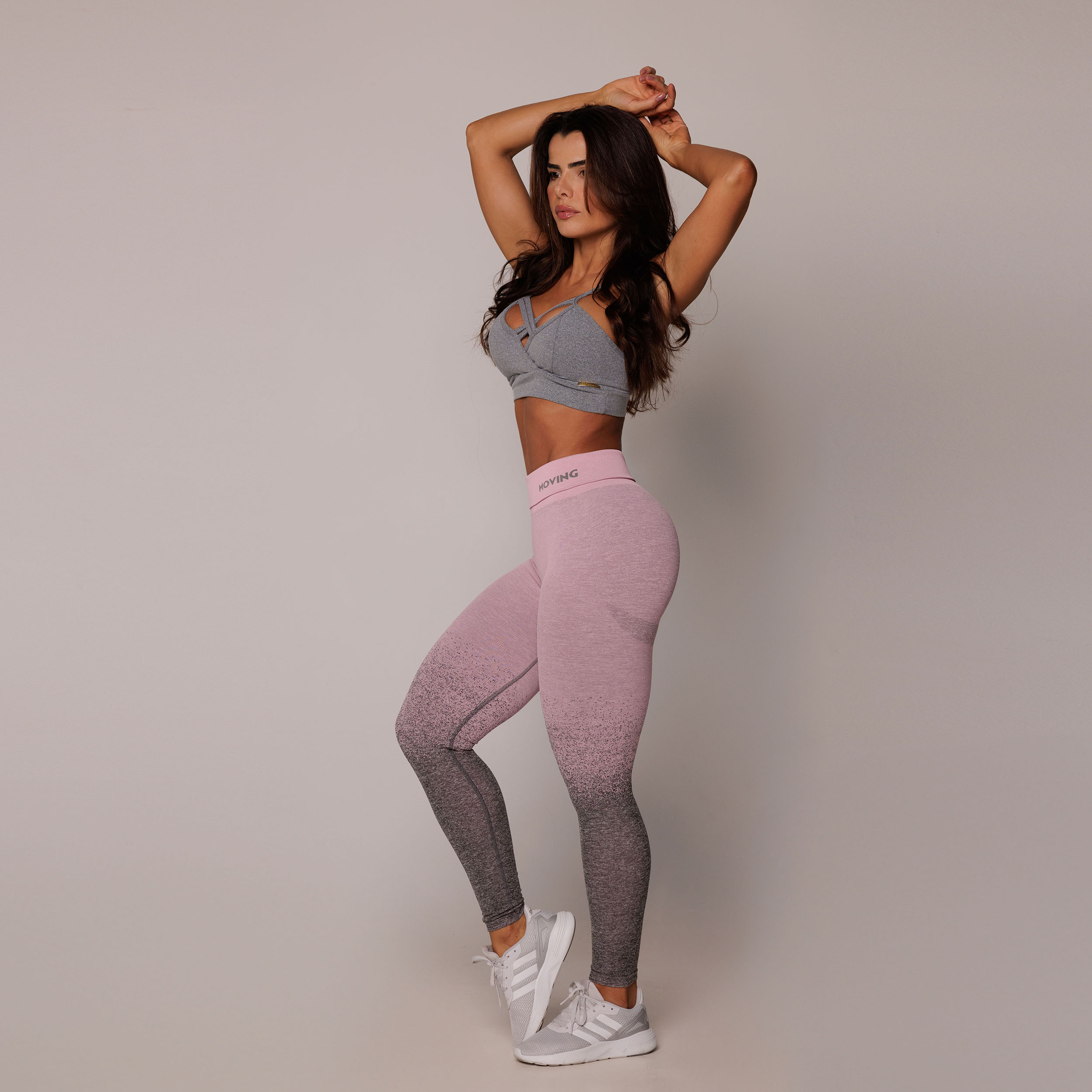LEGGING SEAMLESS GRAVIDADE ZERO EMANA DEGRADÊ ROSA - Imagem 19