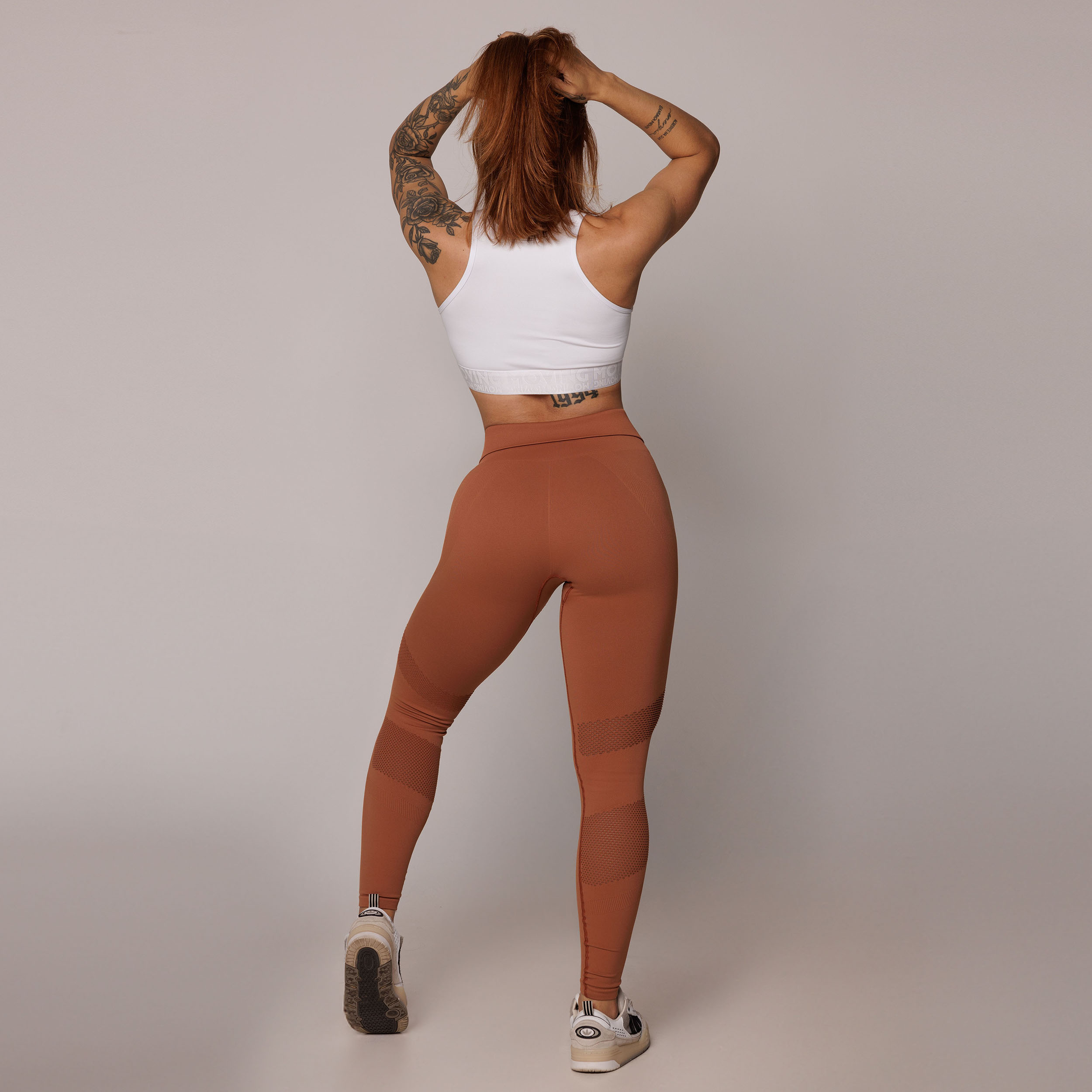 LEGGING SEAMLESS GRAVIDADE ZERO EMANA TERRACOTA - Imagem 12