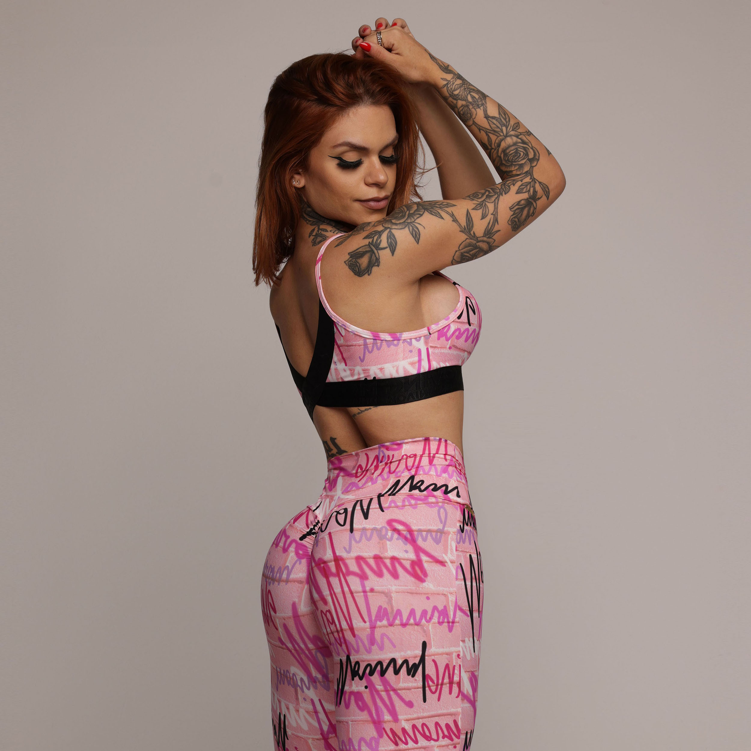 LEGGING INSIDE EMPINA BUMBUM URBANA PINK EXCLUSIVA - Imagem 4