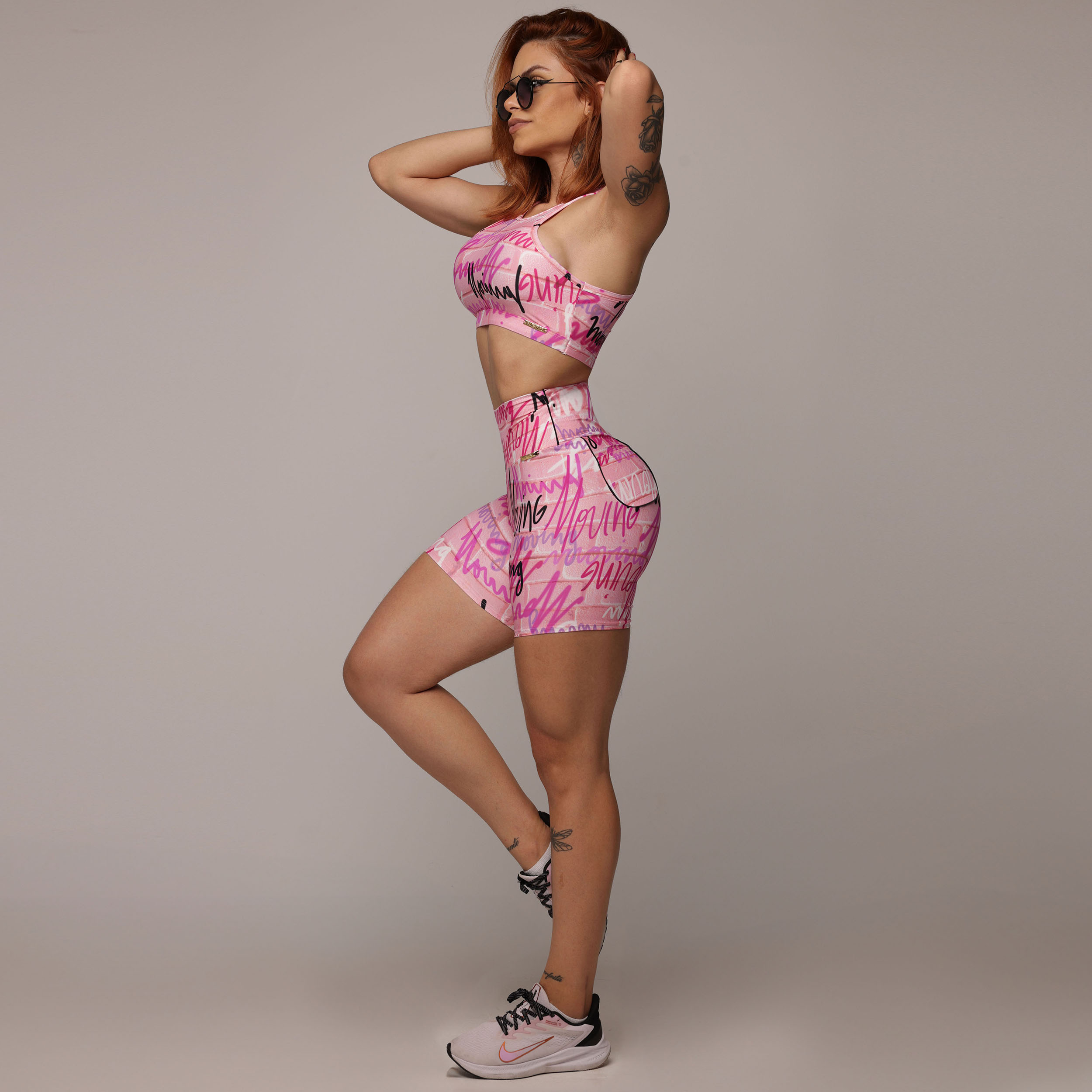 SHORT BOLSINHO EMPINA BUMBUM URBANA PINK EXCLUSIVO - Imagem 7