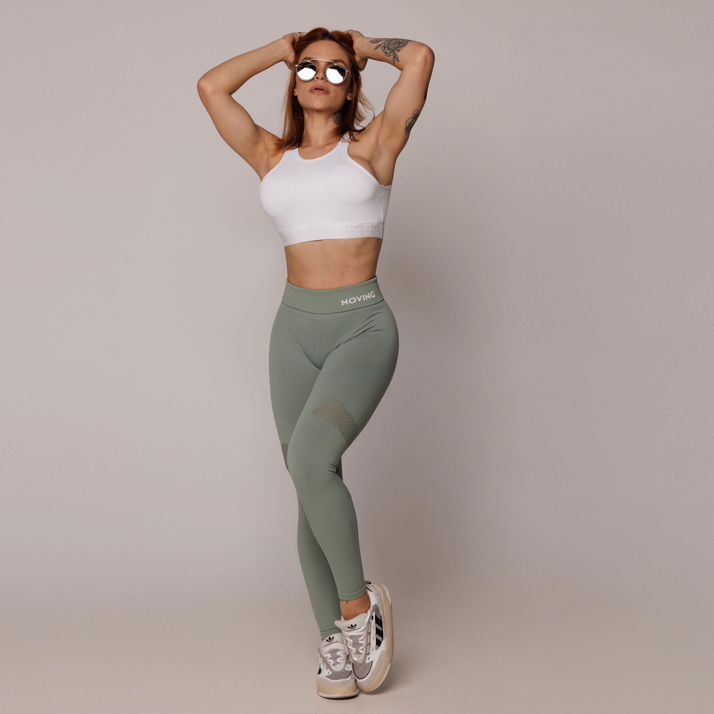 LEGGING SEAMLESS GRAVIDADE ZERO EMANA VERDE OLIVA - Imagem 11
