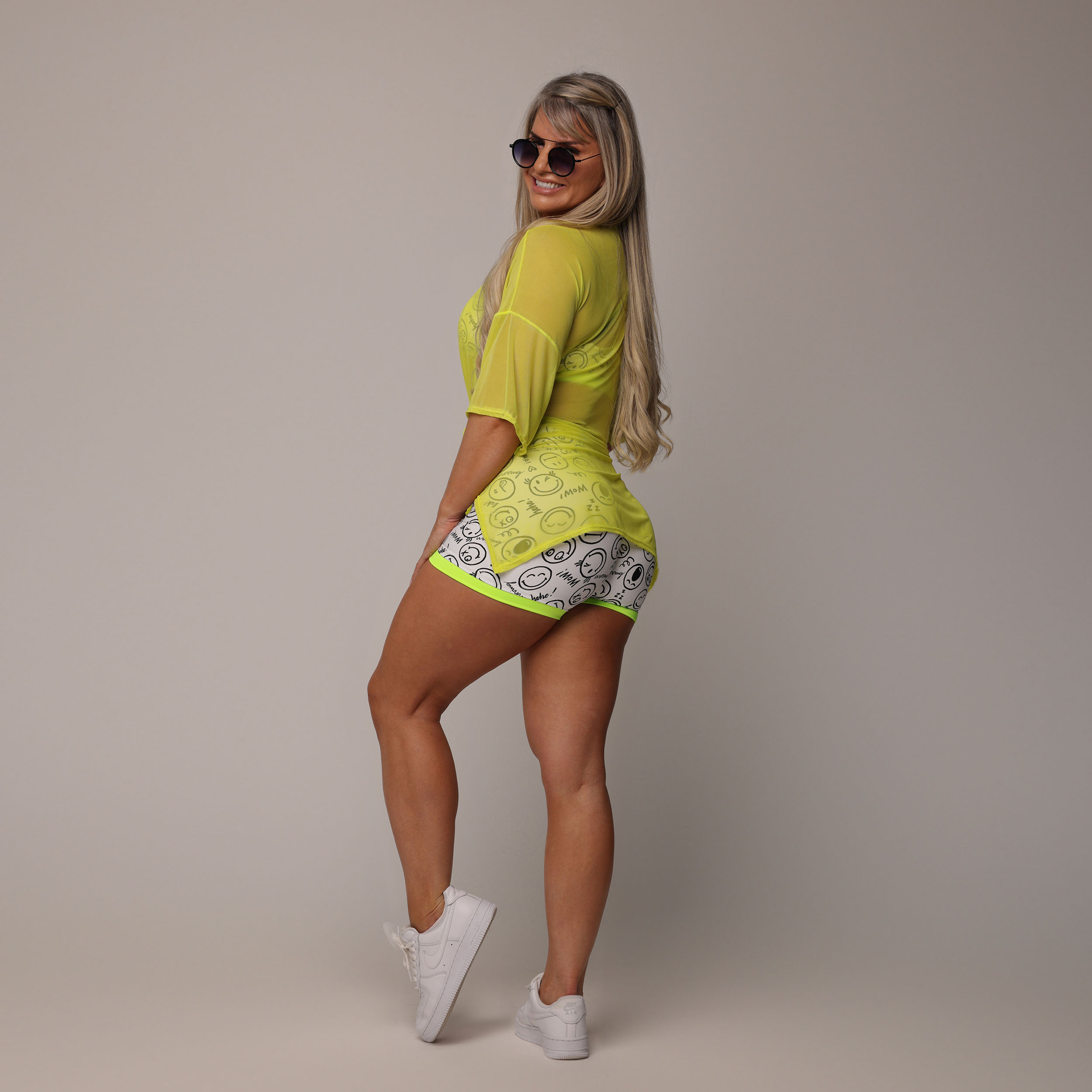 CHEMISE DE TULE AMARELO NEON - Imagem 6