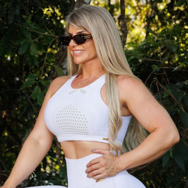 TOP TORINO JACQUARD DOTS BRANCO