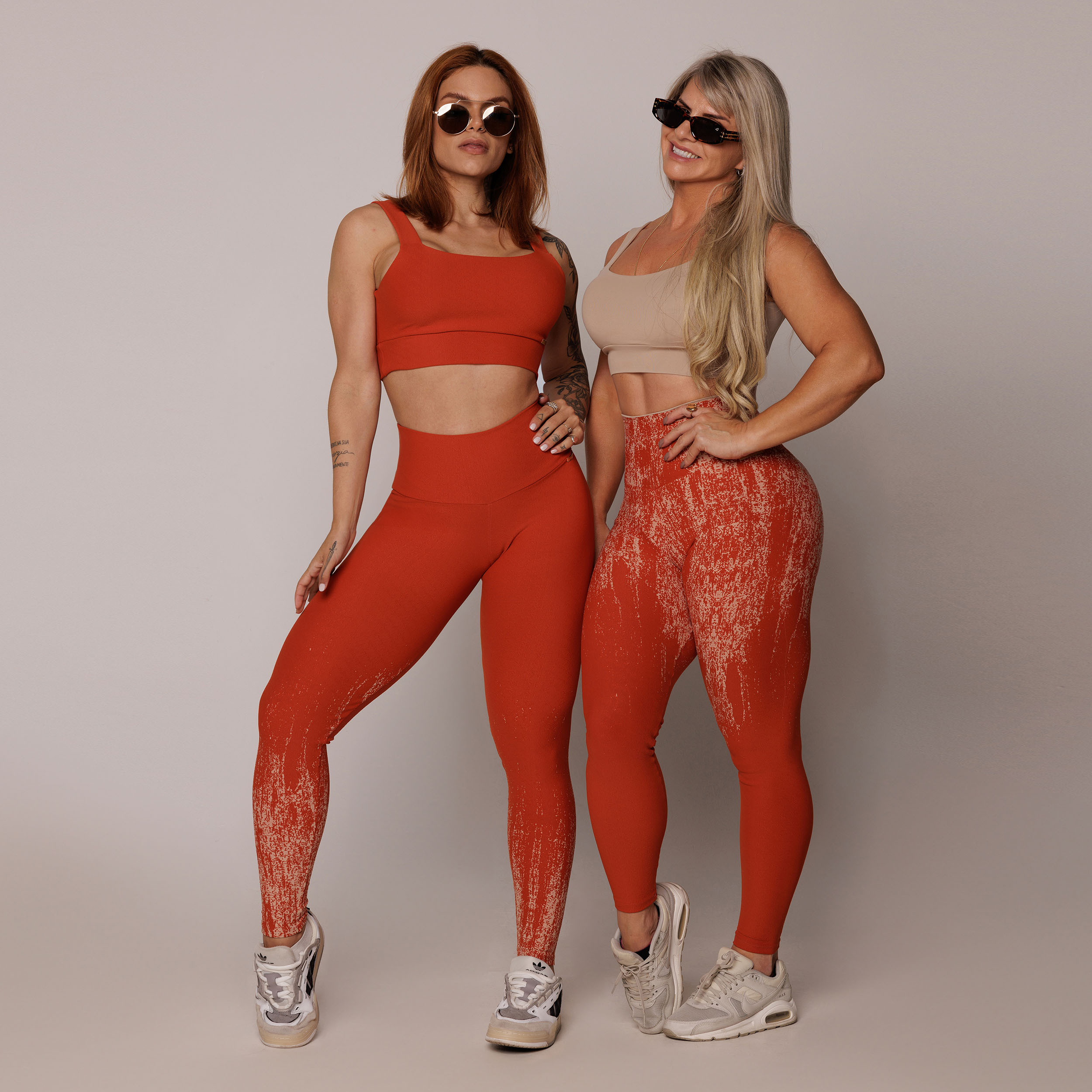 LEGGING EMPINA BUMBUM JACQUARD DUST TERRACOTTA - Imagem 5