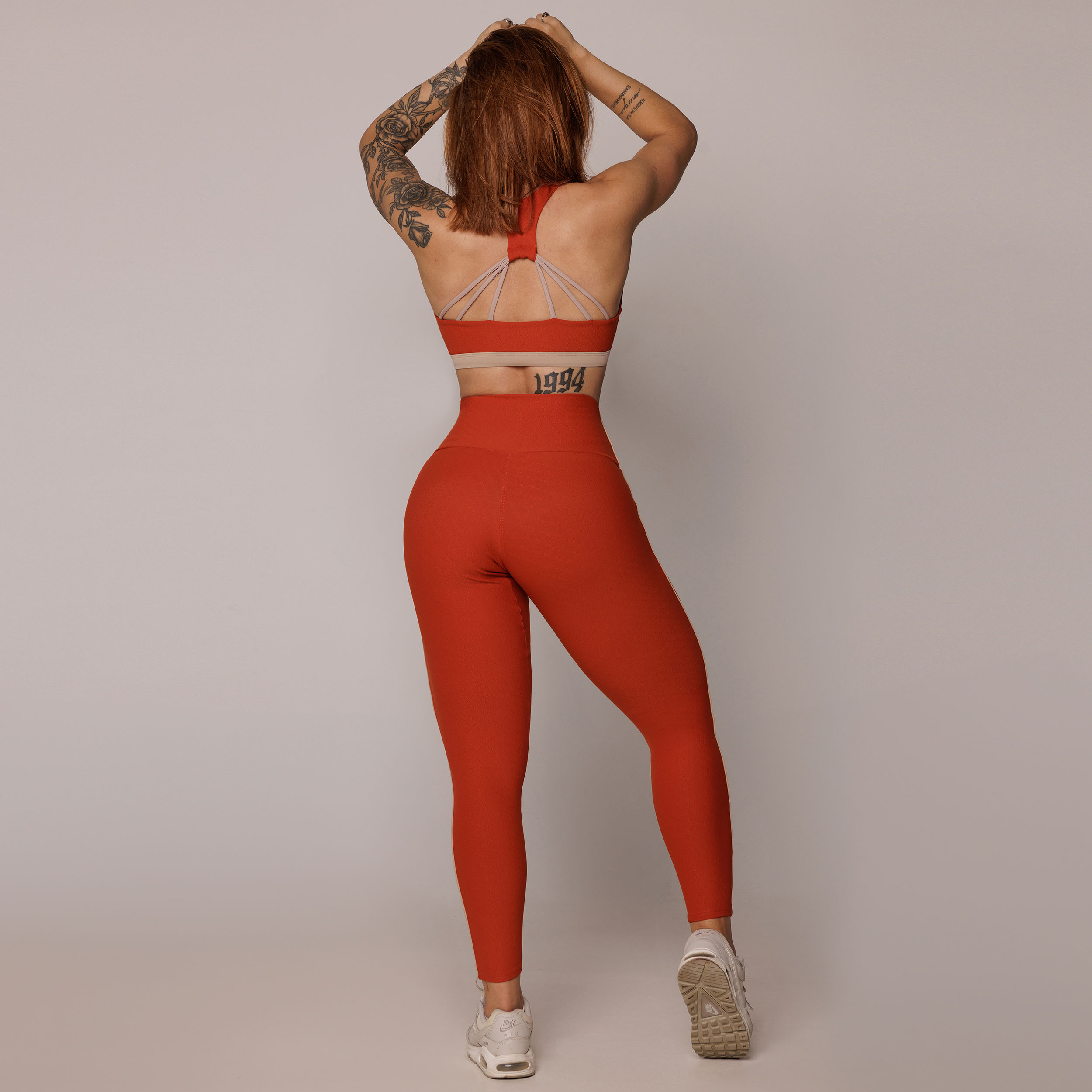 LEGGING JUMP COMUM JACQUARD DUST TERRACOTTA - Imagem 5