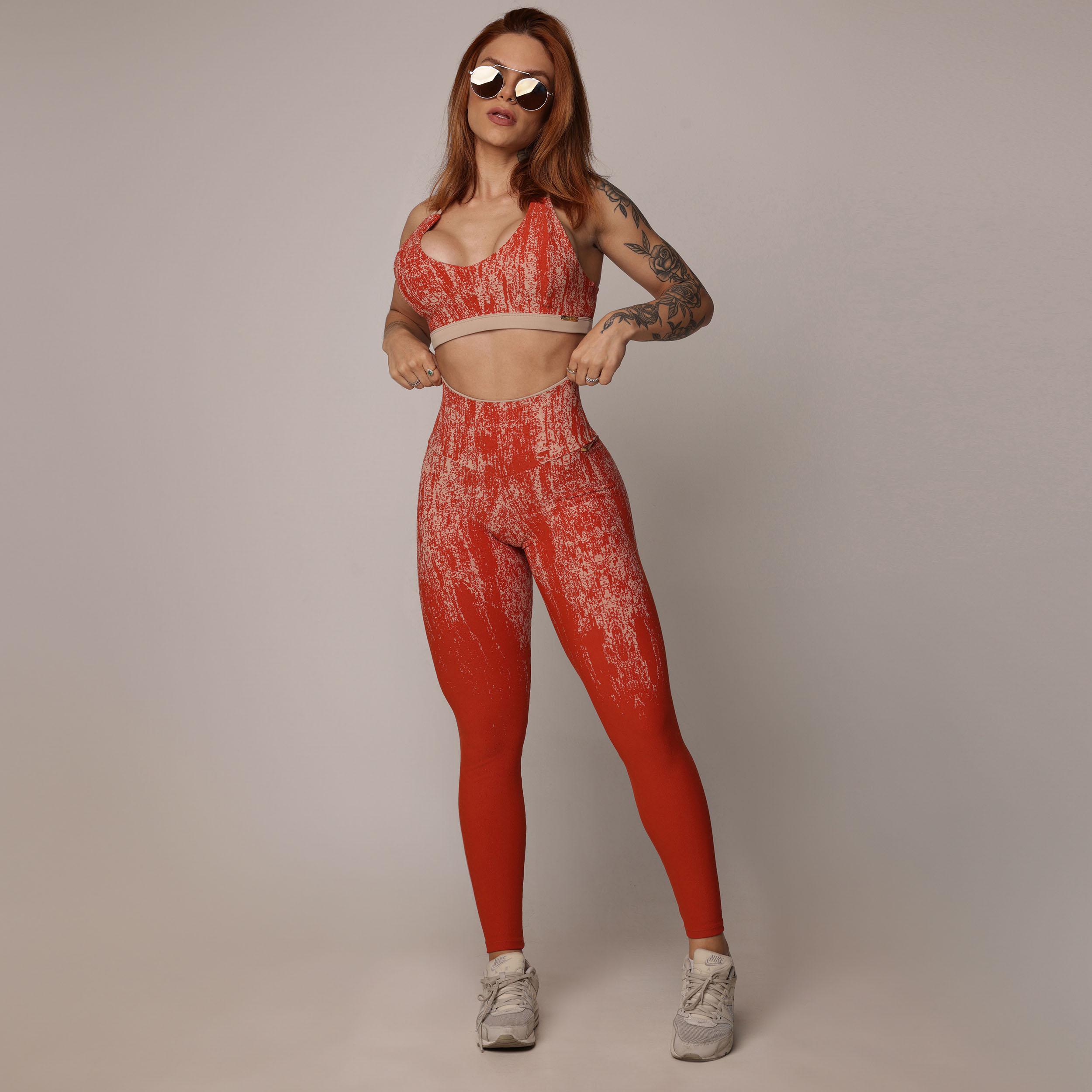 TOP QUEBEC JACQUARD DUST TERRACOTTA - Imagem 5