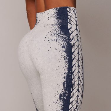 LEGGING COMUM JACQUARD NÁUTICO BRANCO