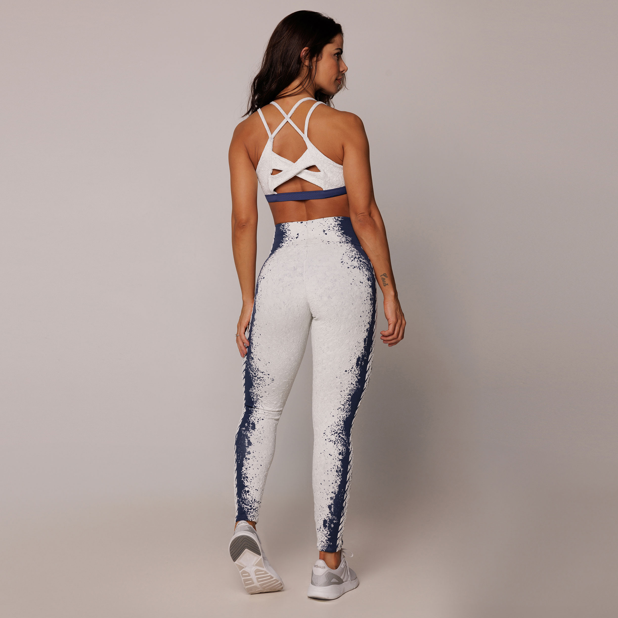 LEGGING COMUM JACQUARD NÁUTICO BRANCO - Imagem 6