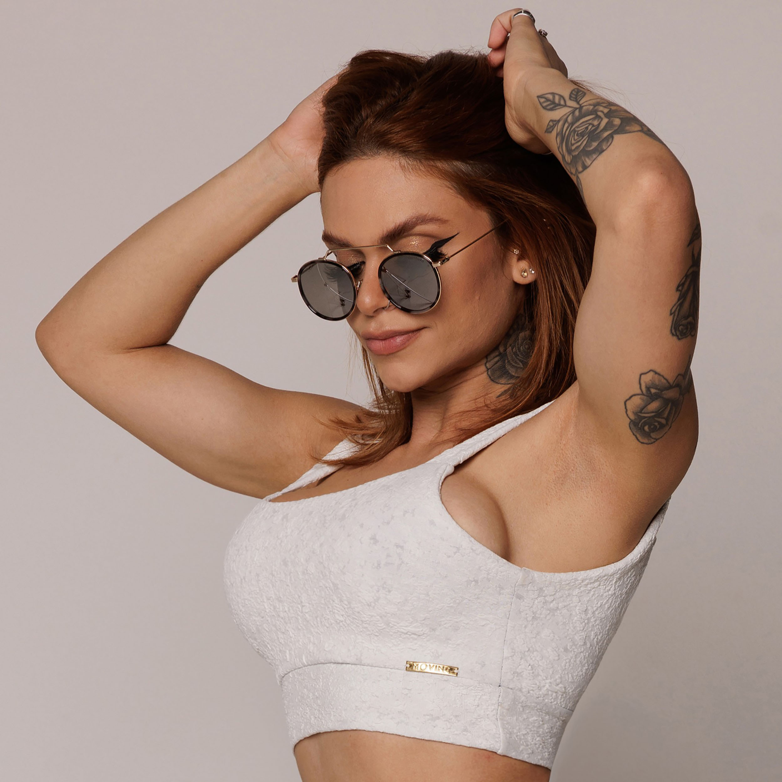 TOP FAIXA JACQUARD NÁUTICO BRANCO - Imagem 3