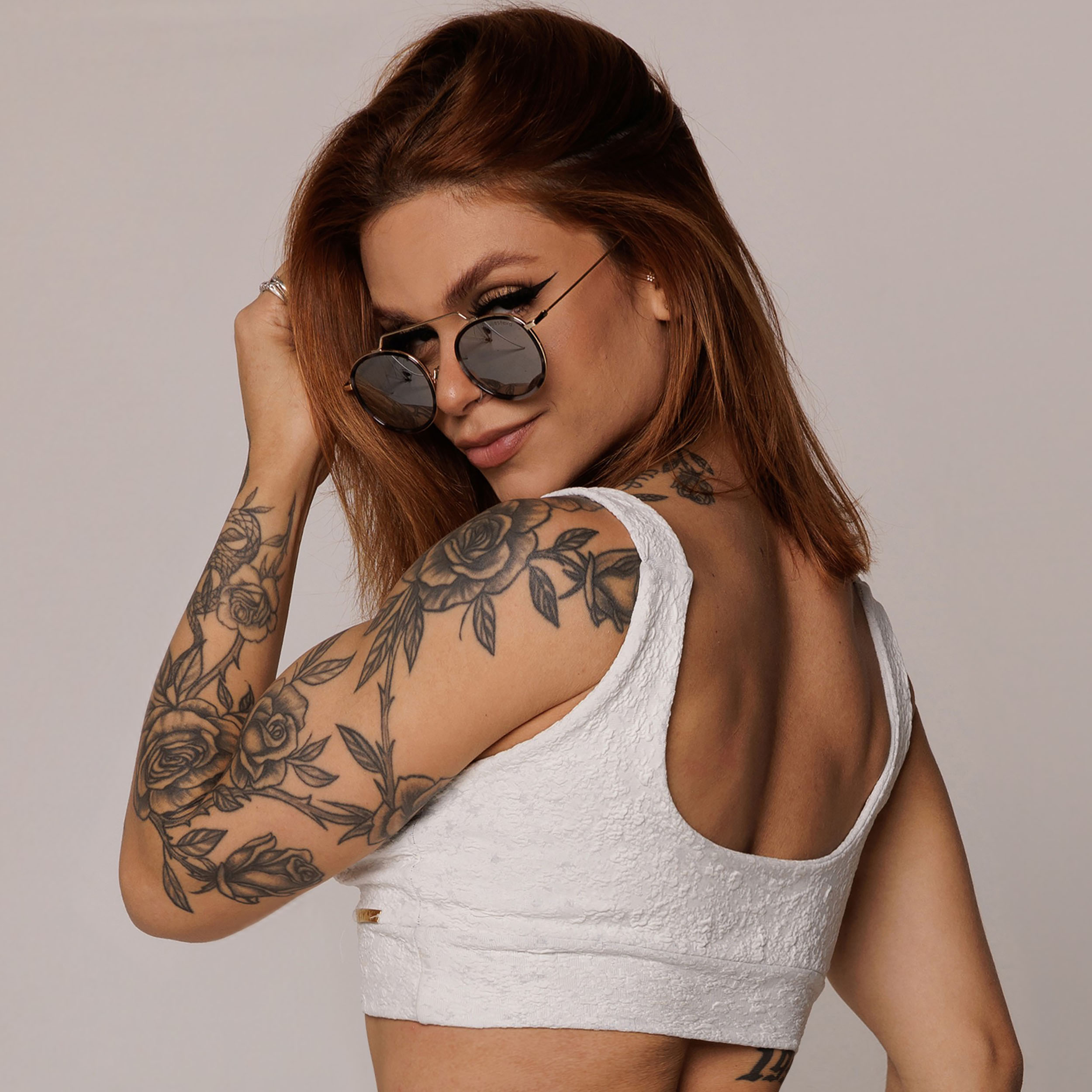 TOP FAIXA JACQUARD NÁUTICO BRANCO - Imagem 4