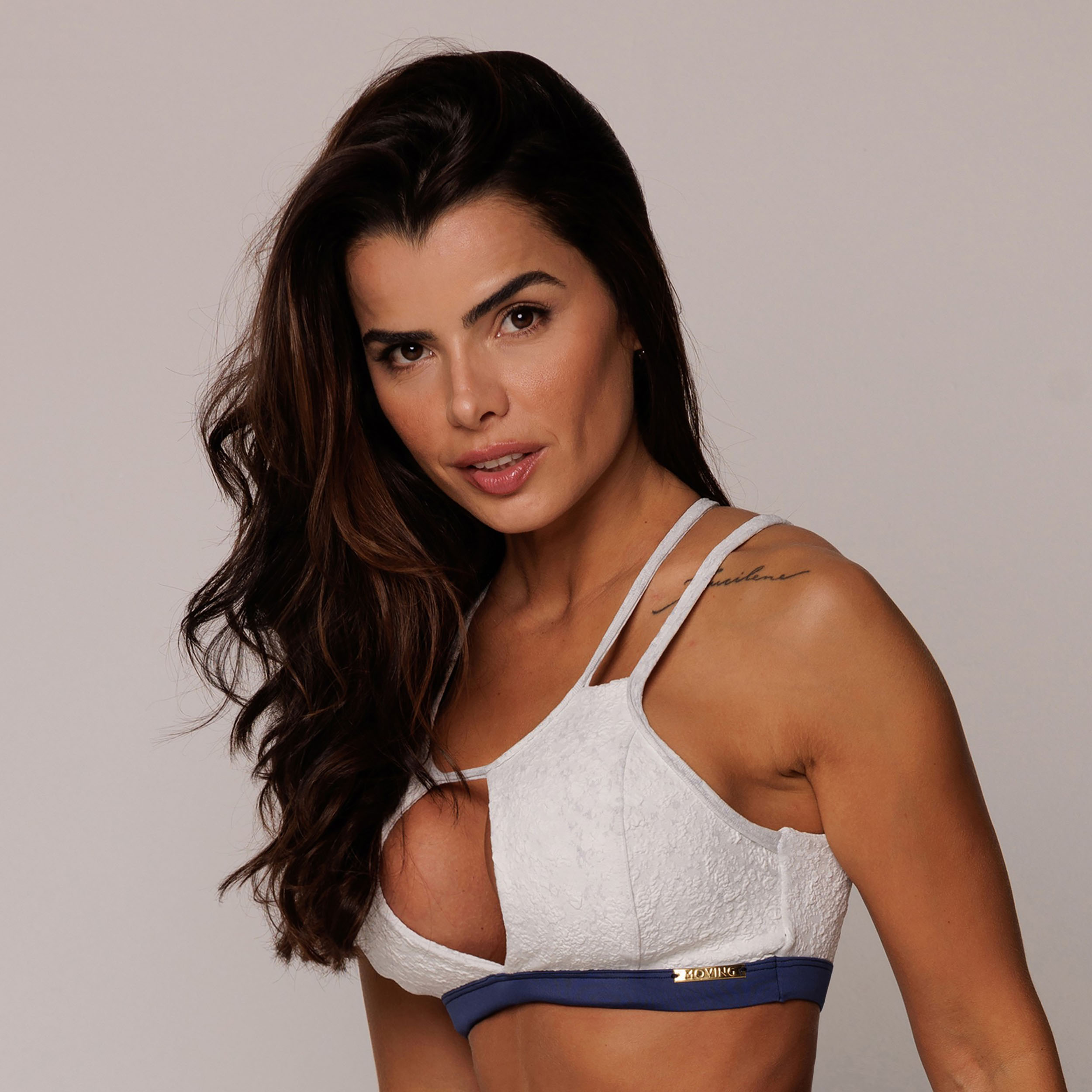 TOP FLORENÇA JACQUARD NÁUTICO BRANCO - Imagem 3