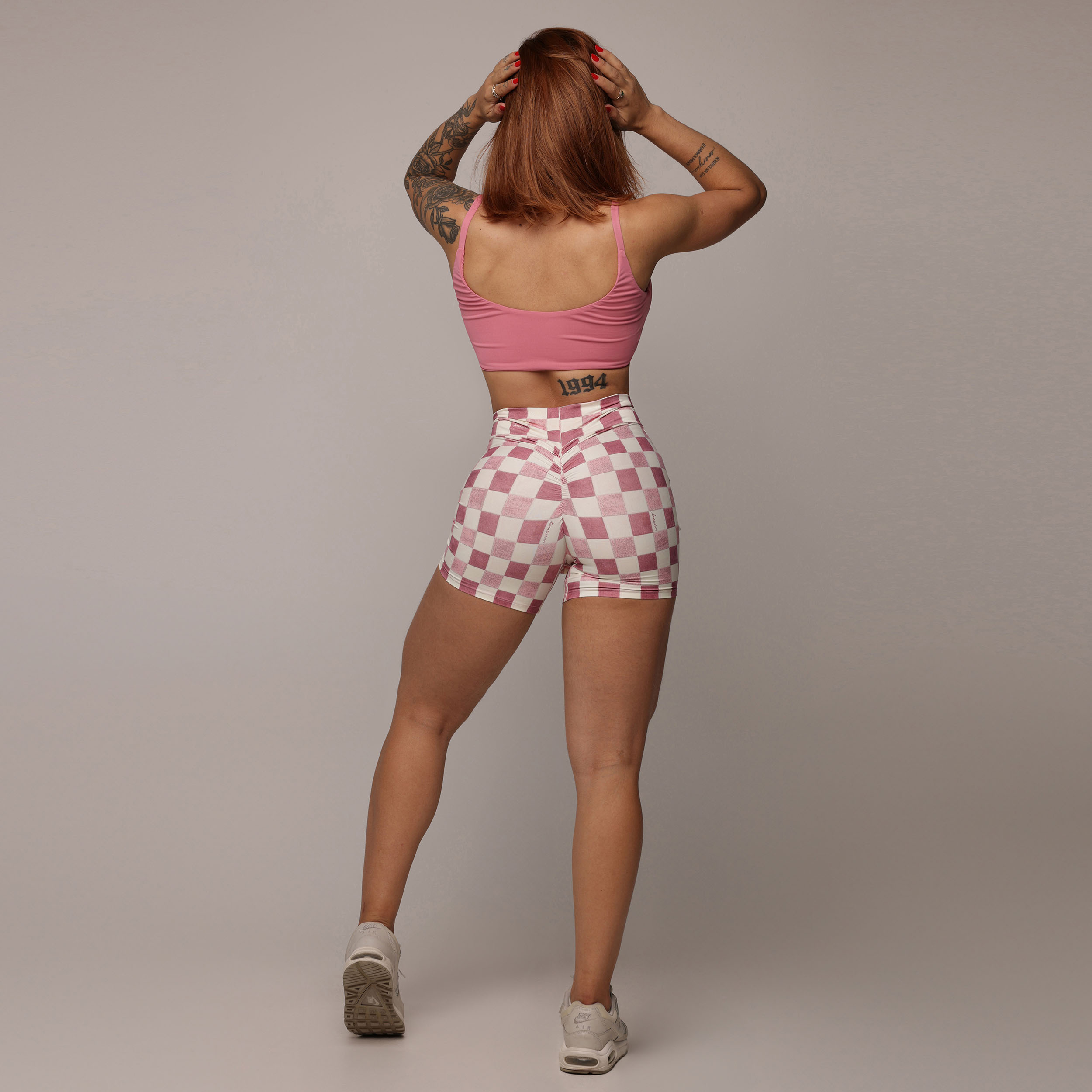 SHORT-SAIA FUNNY EMPINA BUMBUM PLAID EXCLUSIVO - Imagem 6