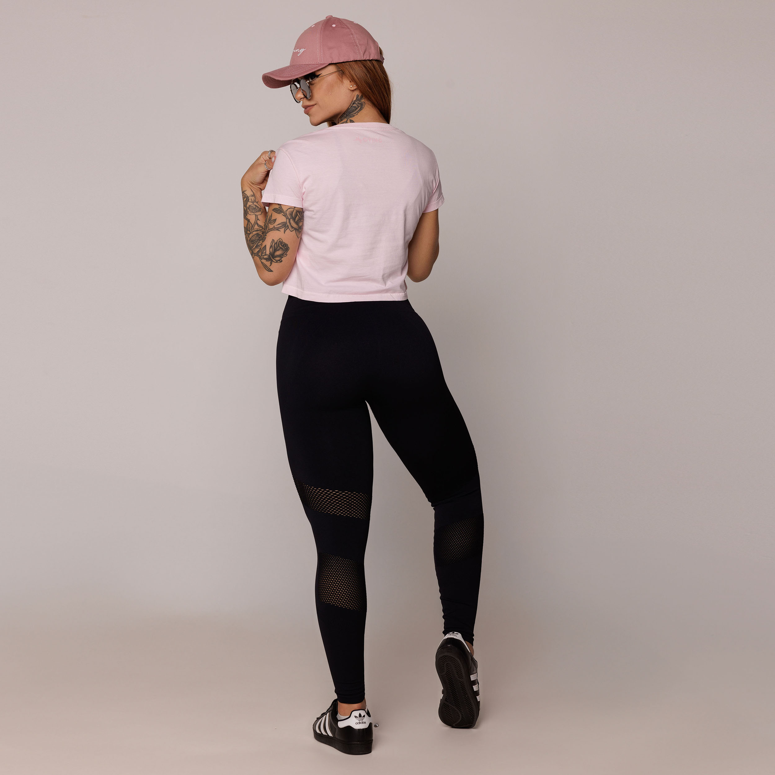 CROPPED ESTONADO DE ALGODÃO PREMIUM SUSTENTÁVEL ROSA BLUSH - Imagem 7