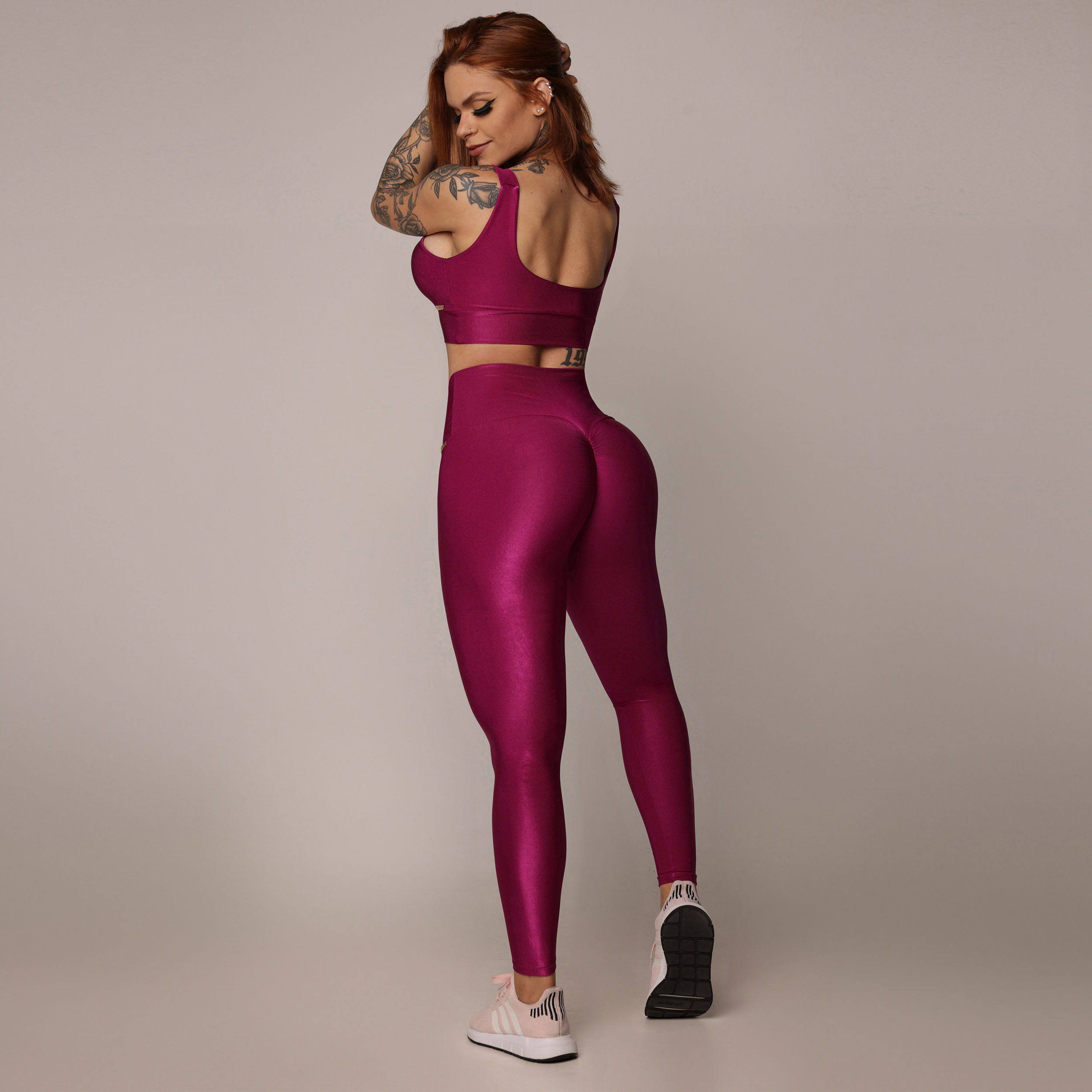 LEGGING EMPINA BUMBUM GLOSSY FÚCSIA - Imagem 6