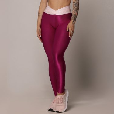 LEGGING HIT GLOSSY FÚCSIA