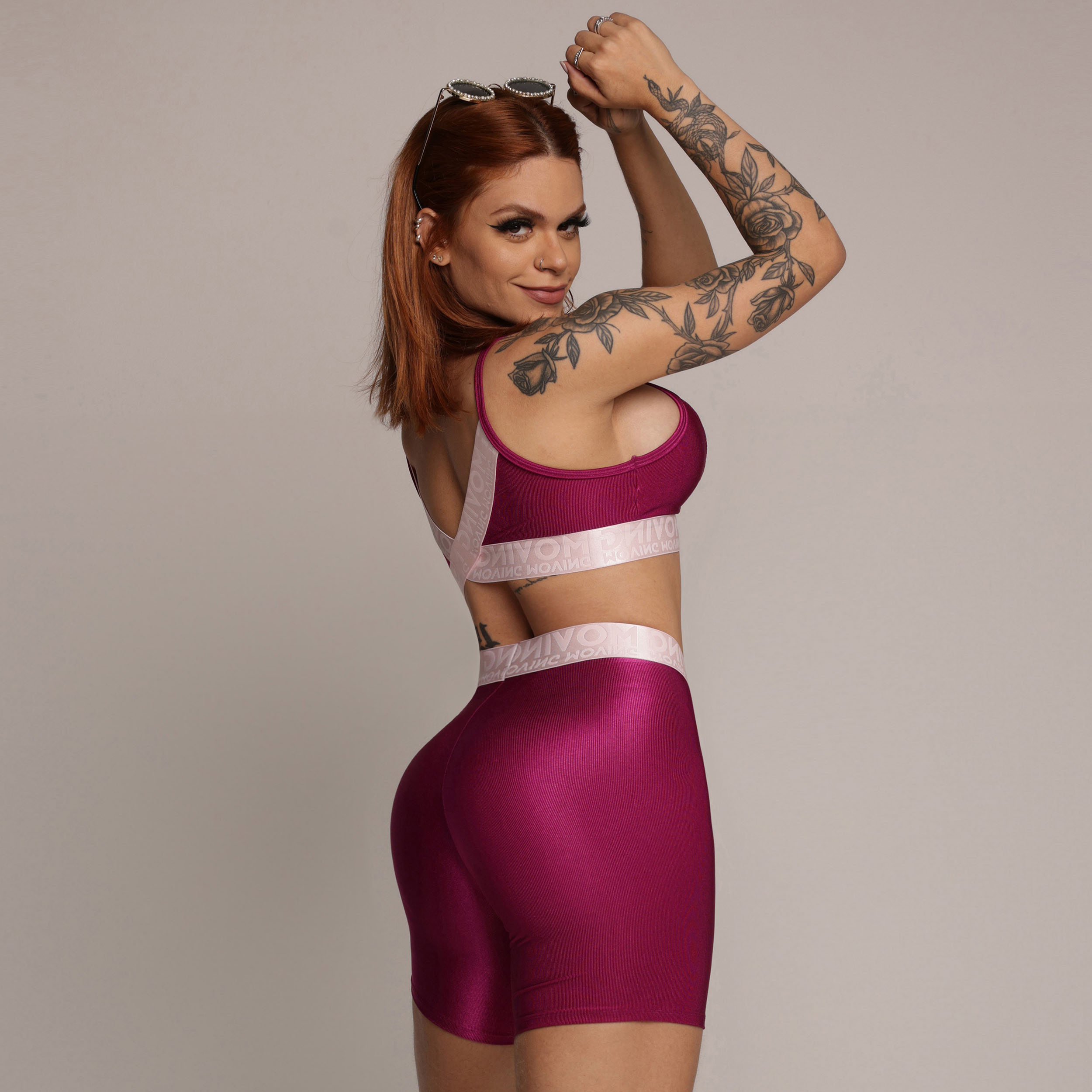 SHORT ÉPIC GLOSSY FÚCSIA - Imagem 3