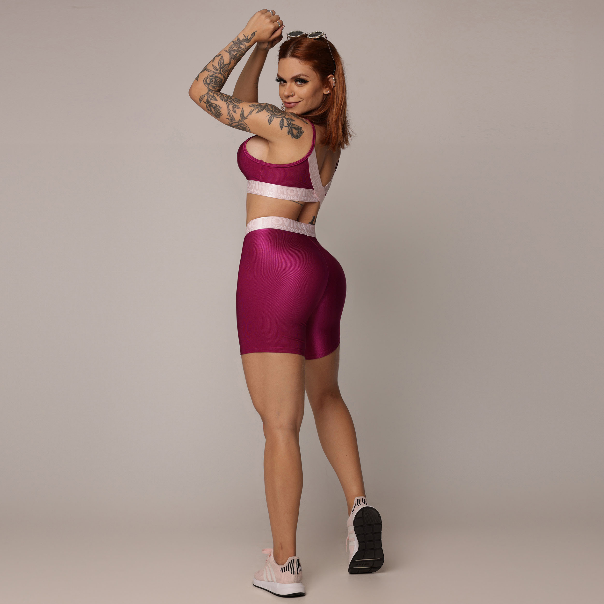 SHORT ÉPIC GLOSSY FÚCSIA - Imagem 7