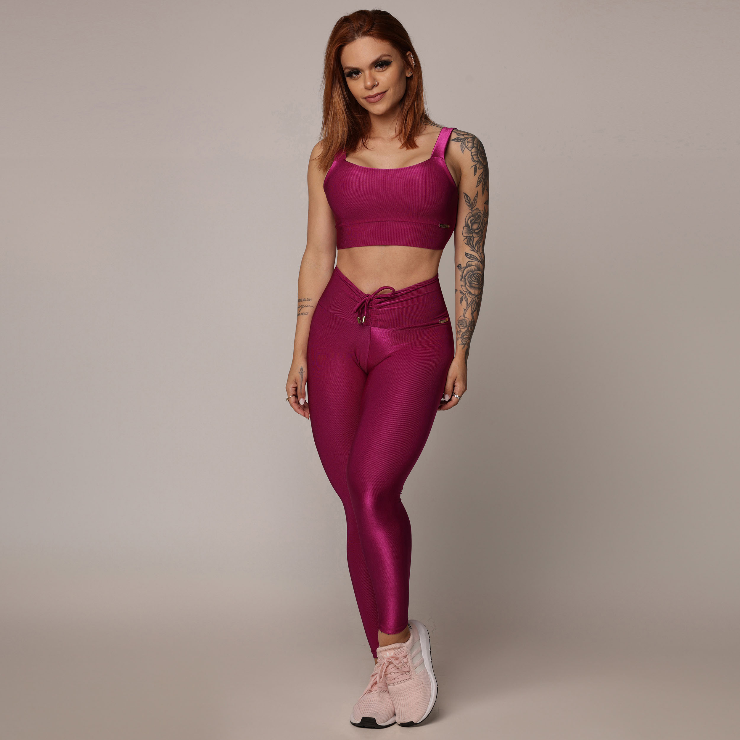 TOP FAIXA GLOSSY FÚCSIA - Imagem 5