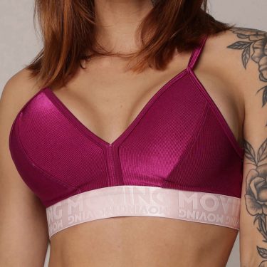 TOP MILANO GLOSSY FÚCSIA