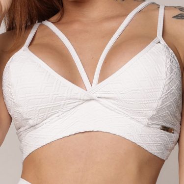 TOP TORONTO JACQUARD LUXOR BRANCO