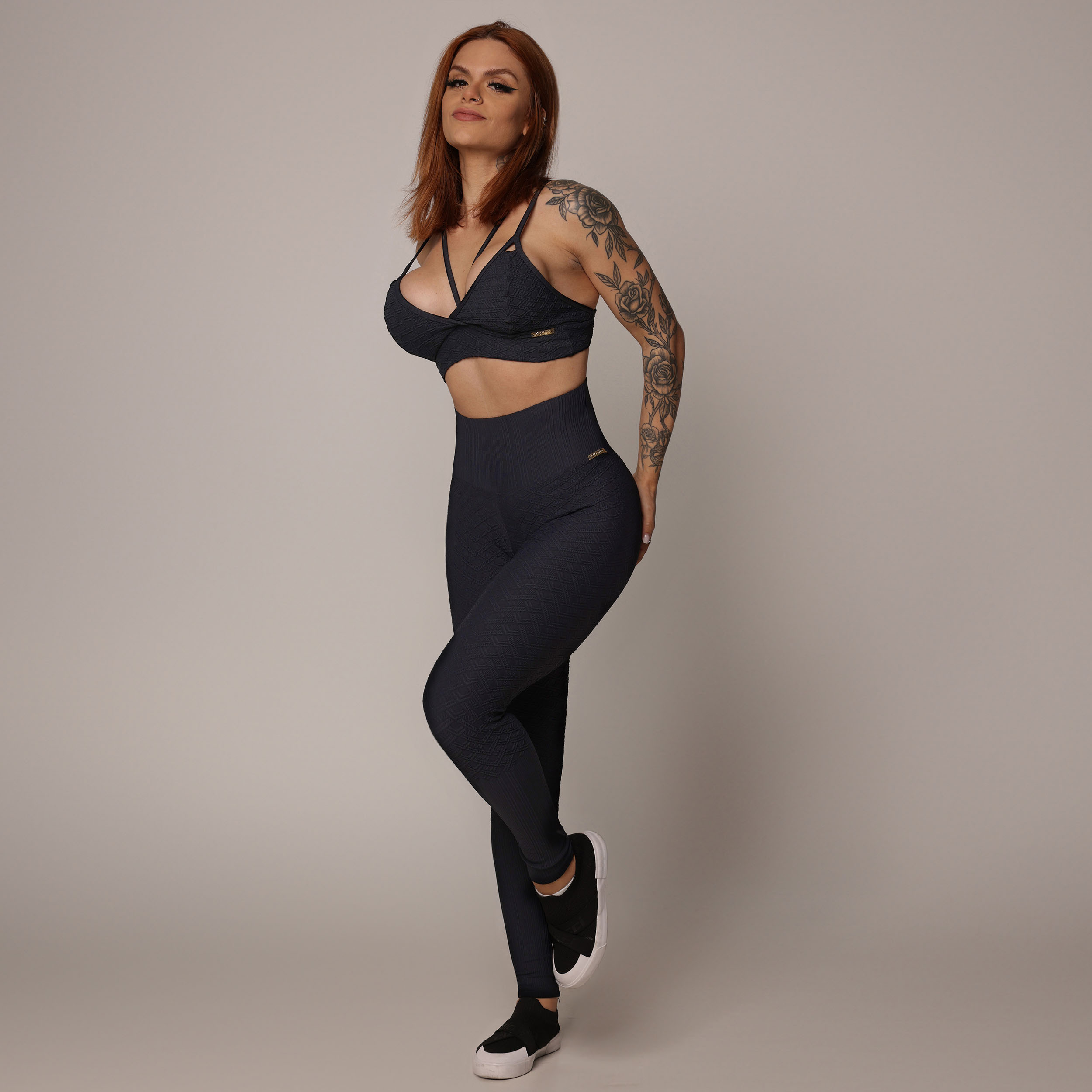 TOP TORONTO JACQUARD LUXOR PRETO - Imagem 5