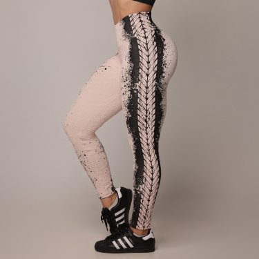 LEGGING COMUM JACQUARD NÁUTICO ROSÊ