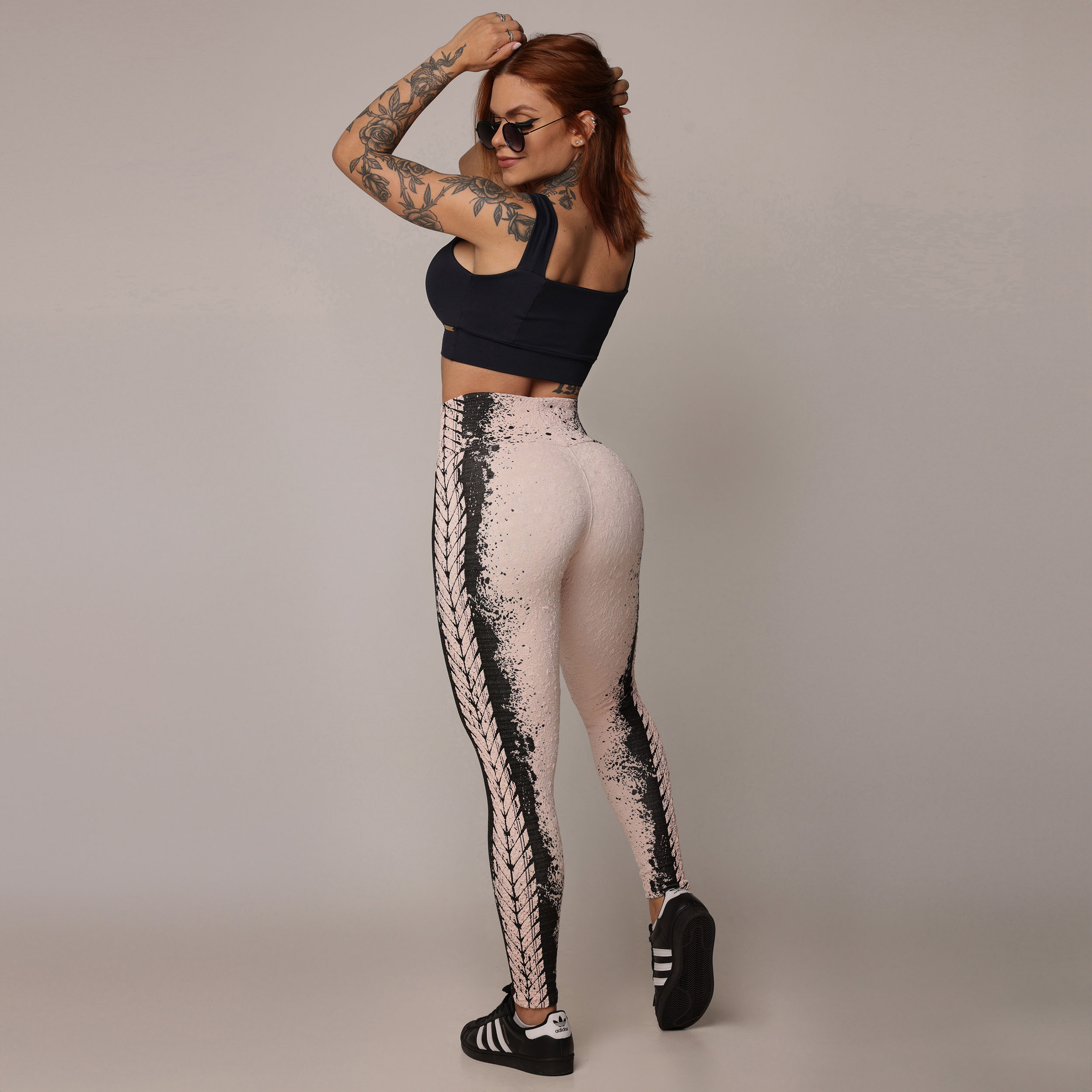 LEGGING COMUM JACQUARD NÁUTICO ROSÊ - Imagem 10