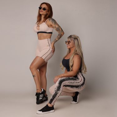 LEGGING EMPINA BUMBUM JACQUARD NÁUTICO ROSÊ