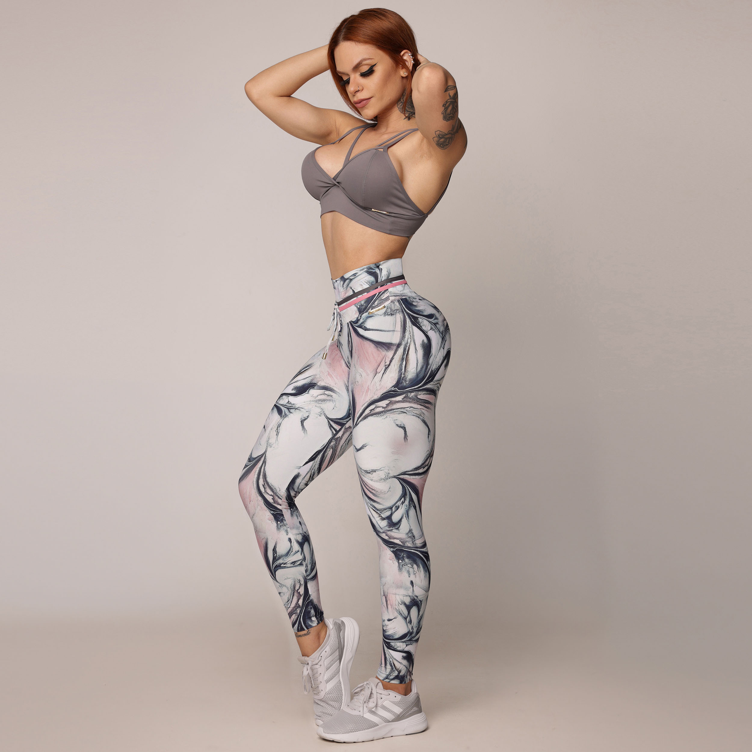 LEGGING COMUM MARBLE ROSE EXCLUSIVA - Imagem 5