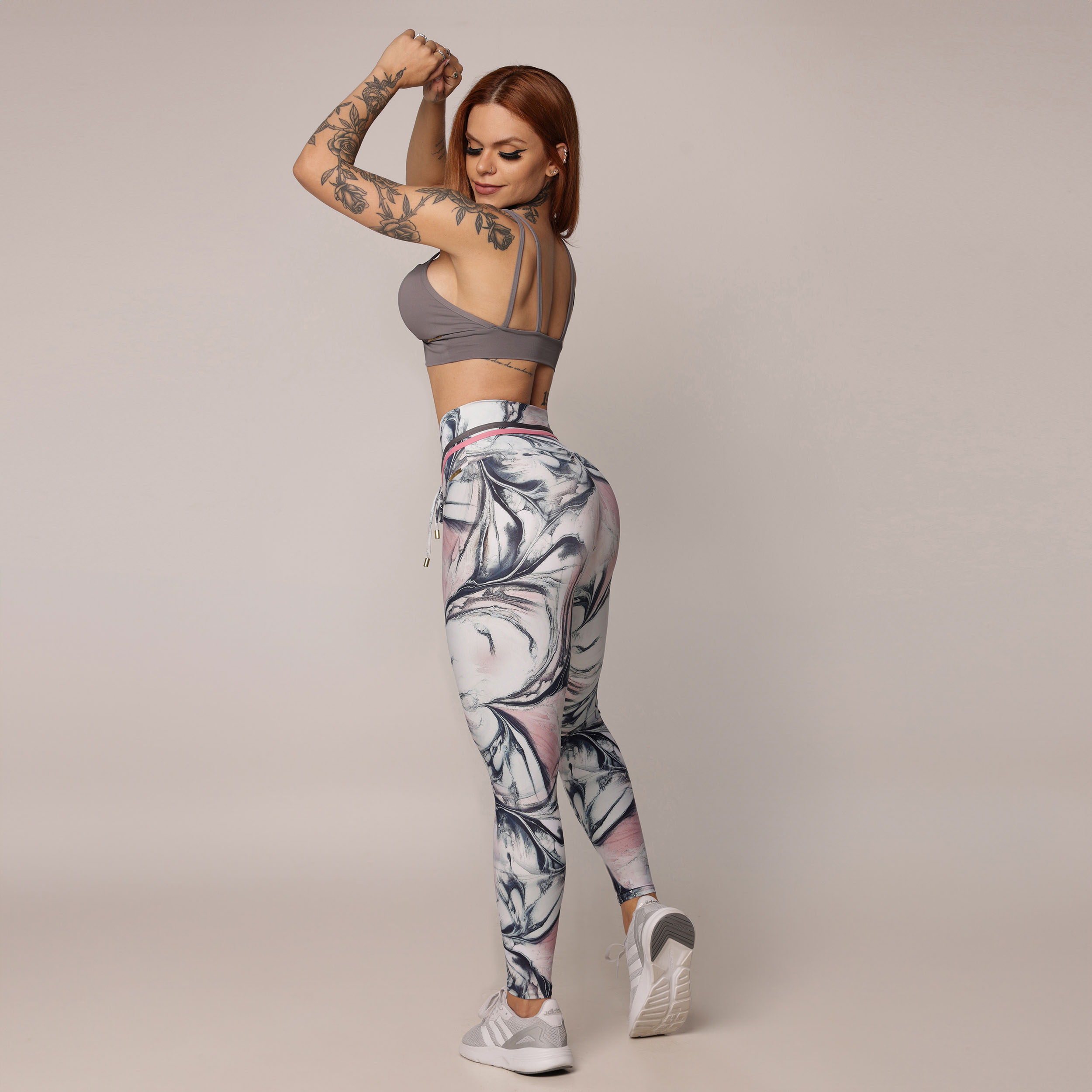 LEGGING COMUM MARBLE ROSE EXCLUSIVA - Imagem 7