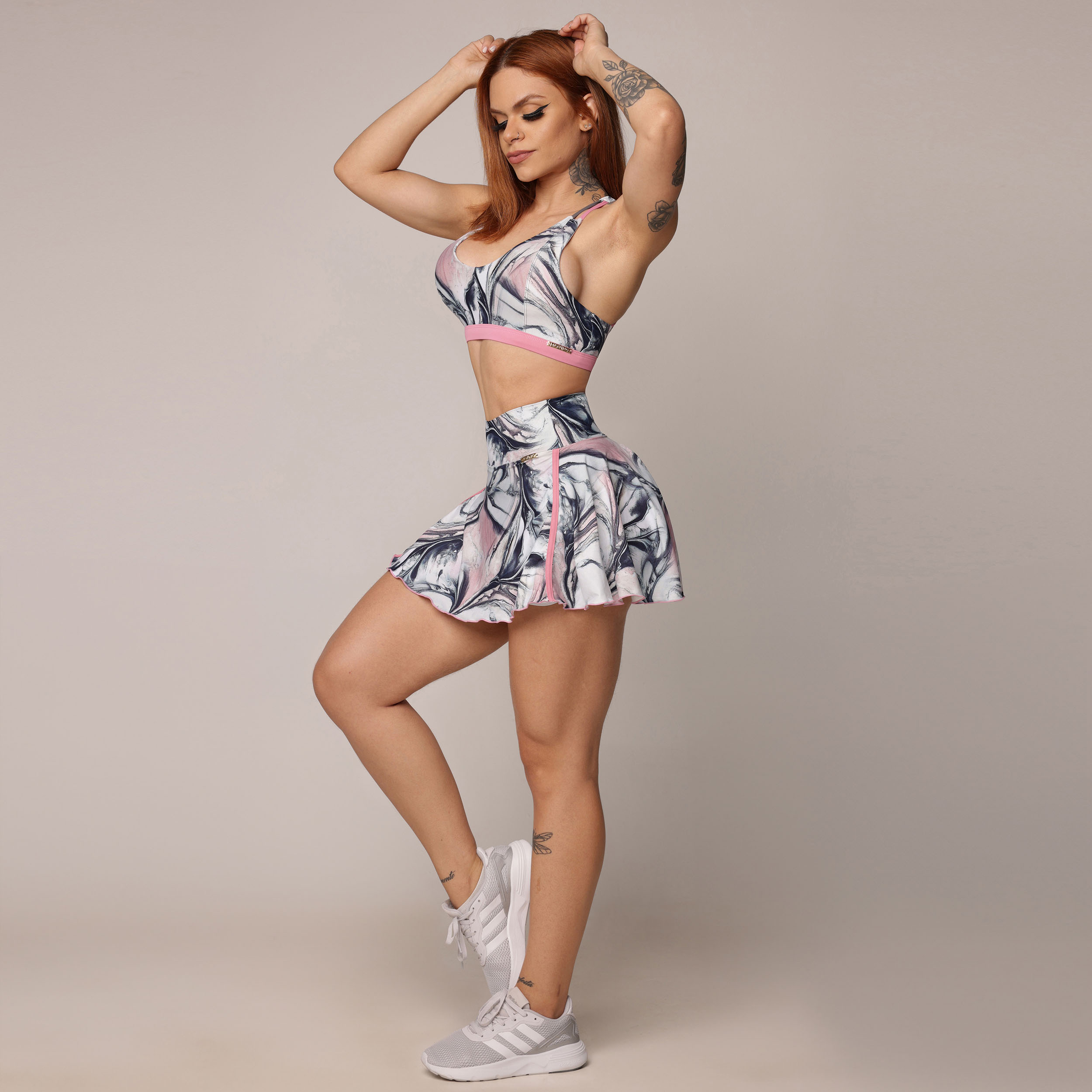 SHORT-SAIA MARBLE ROSE EXCLUSIVA - Imagem 6