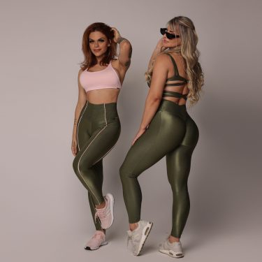 LEGGING HOPE GLOSSY VERDE MILITAR