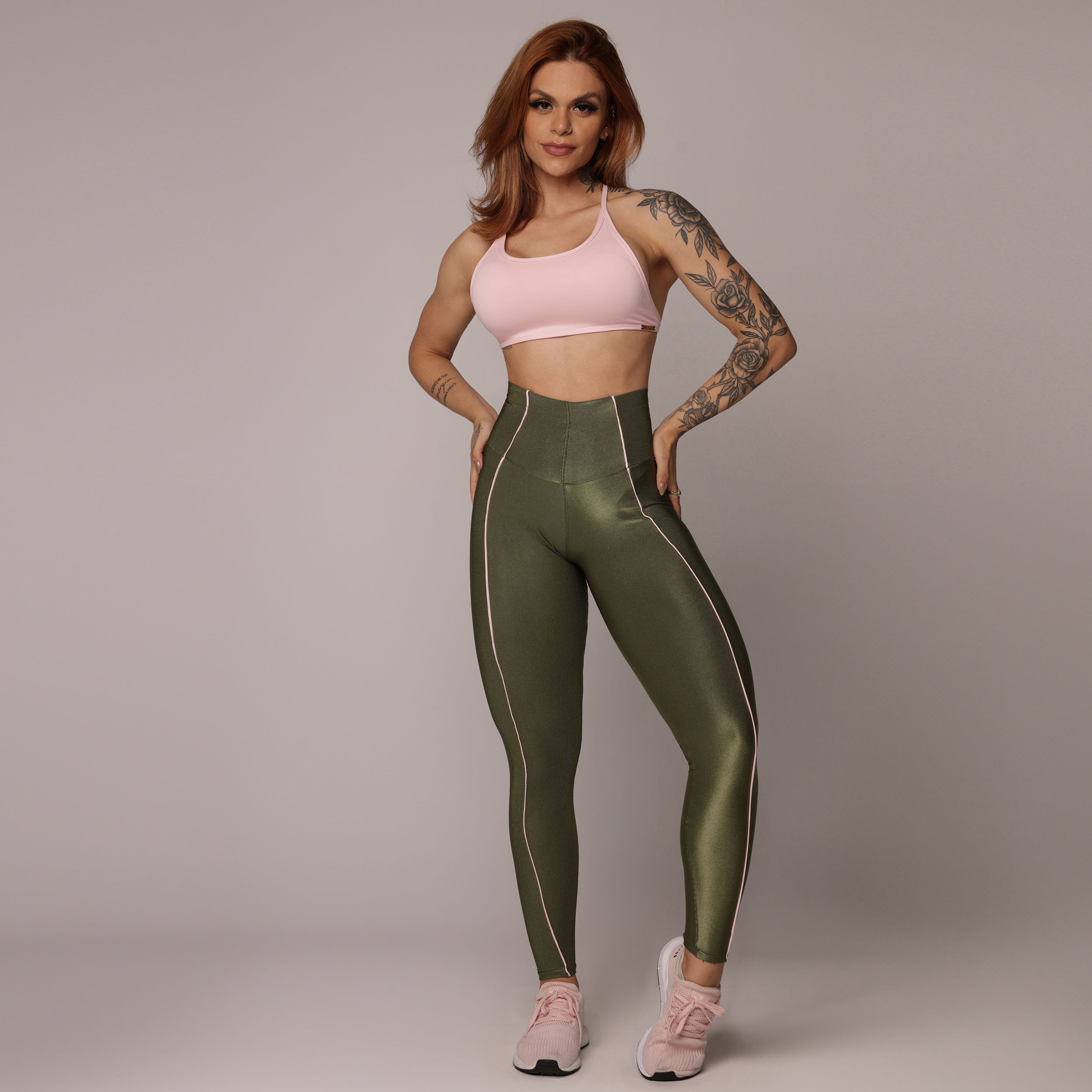 LEGGING HOPE GLOSSY VERDE MILITAR - Imagem 5