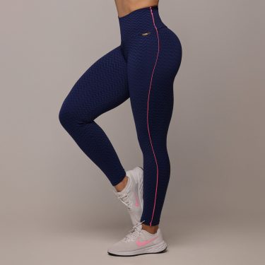 LEGGING JUMP COMUM JACQUARD ARROW MARINHO