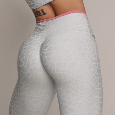 LEGGING BICOLOR EMPINA BUMBUM JACQUARD CRACK