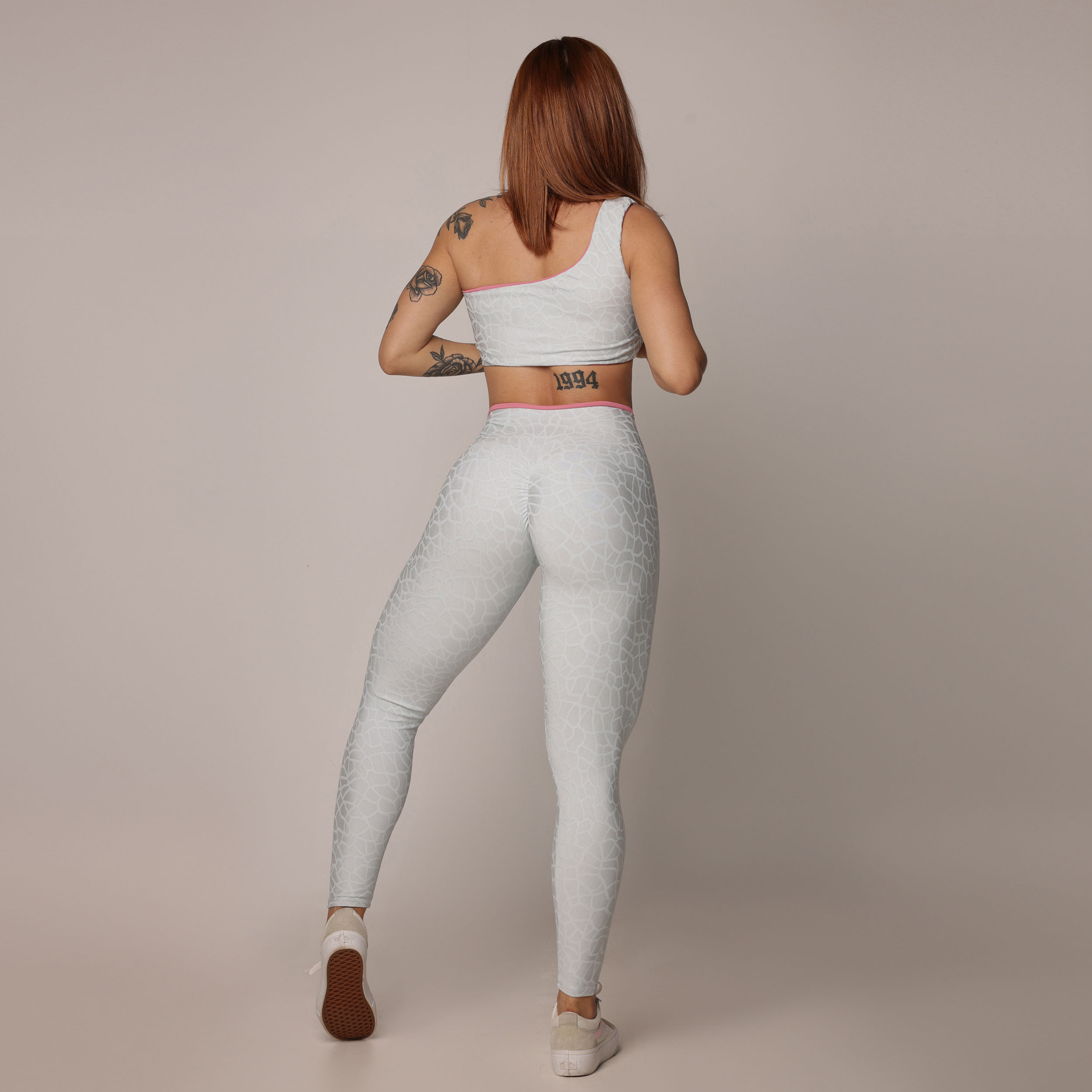 LEGGING BICOLOR EMPINA BUMBUM JACQUARD CRACK - Imagem 7