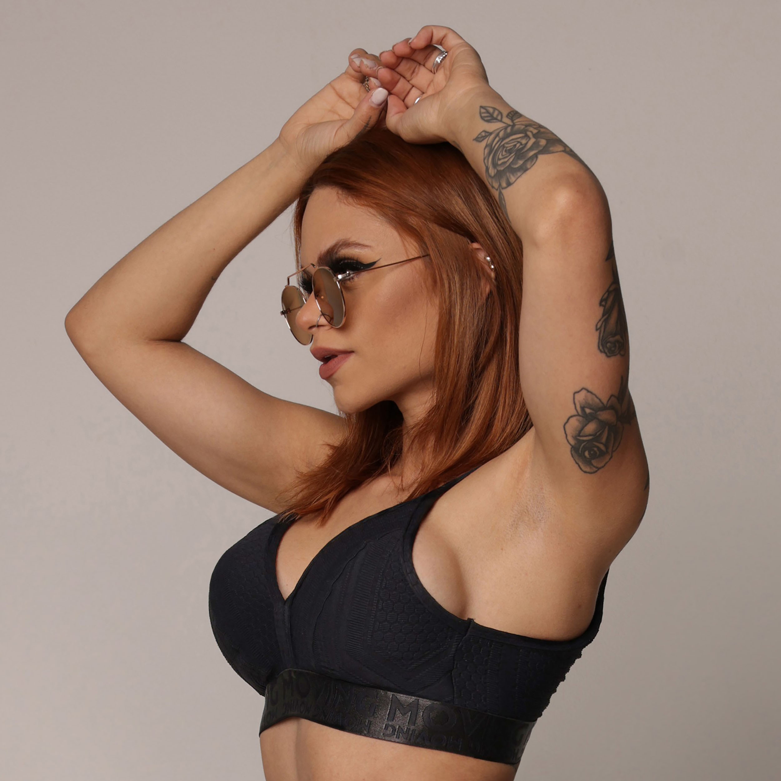 TOP MILANO JACQUARD DOTS PRETO - Imagem 3