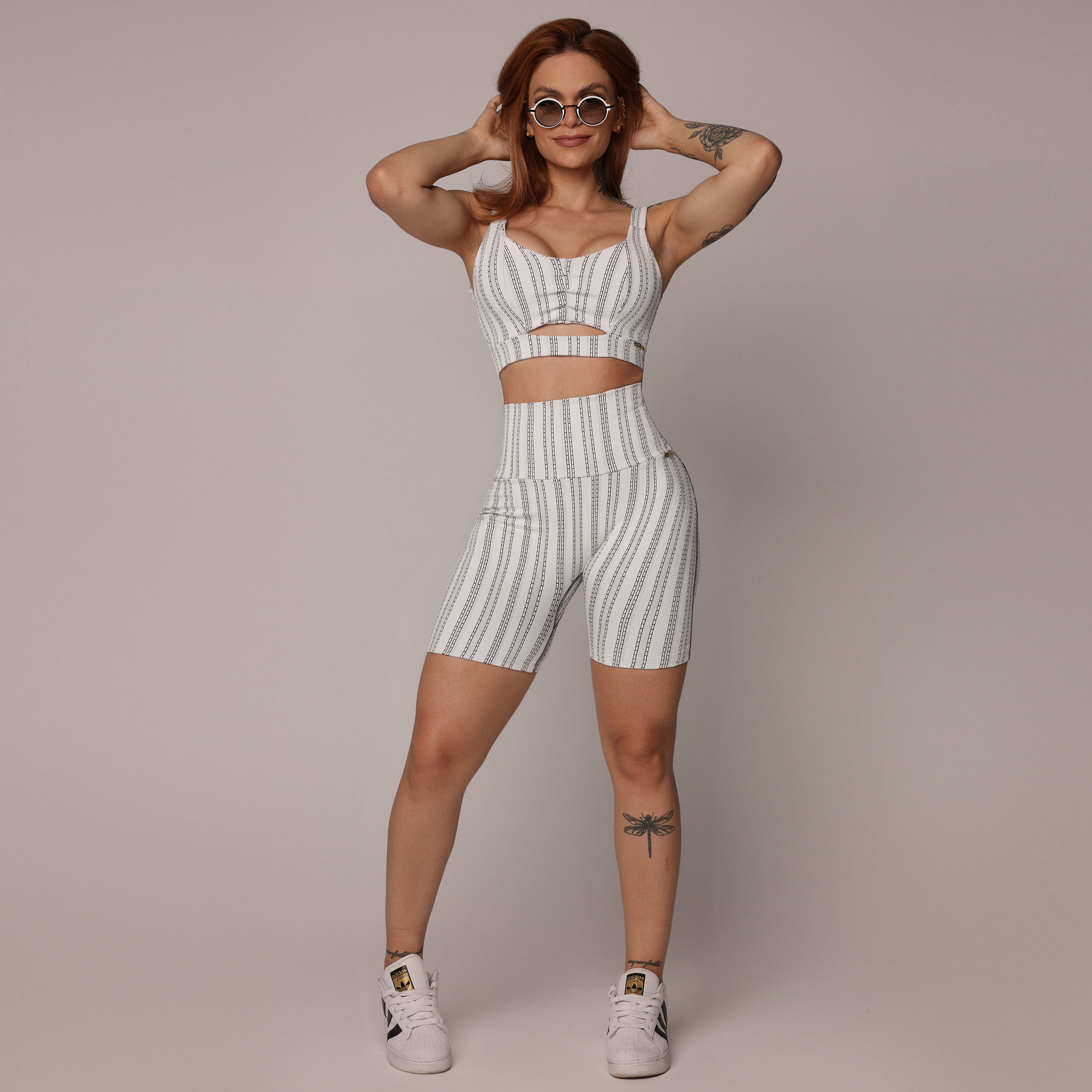 SHORT CONFORT EMPINA BUMBUM JACQUARD LINE - Imagem 7