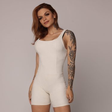 MACAQUINHO CONFORT EMPINA BUMBUM JACQUARD ROUND OFF-WHITE