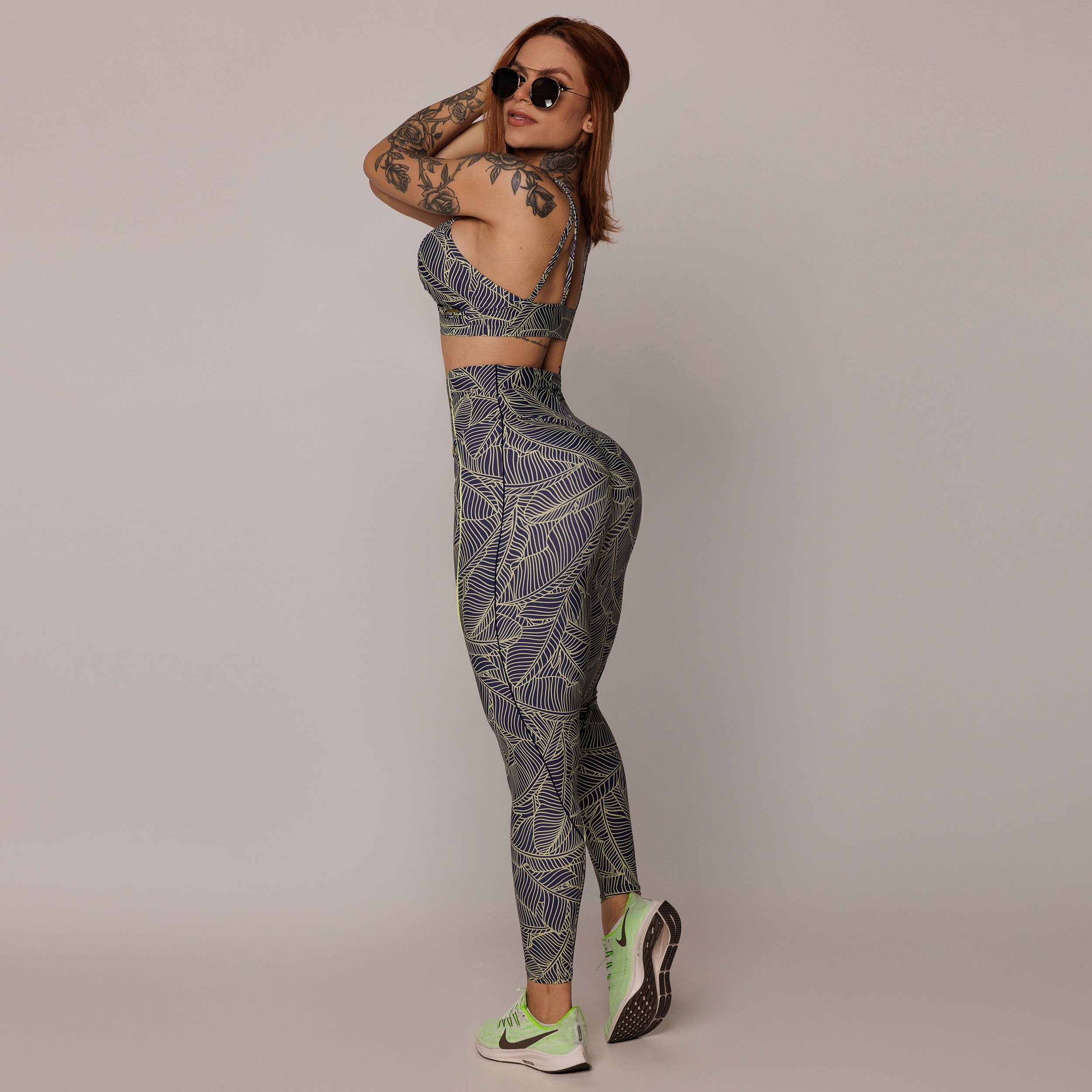 LEGGING HOPE EMPINA BUMBUM TROPICAL LEAF EXCLUSIVA - Imagem 6