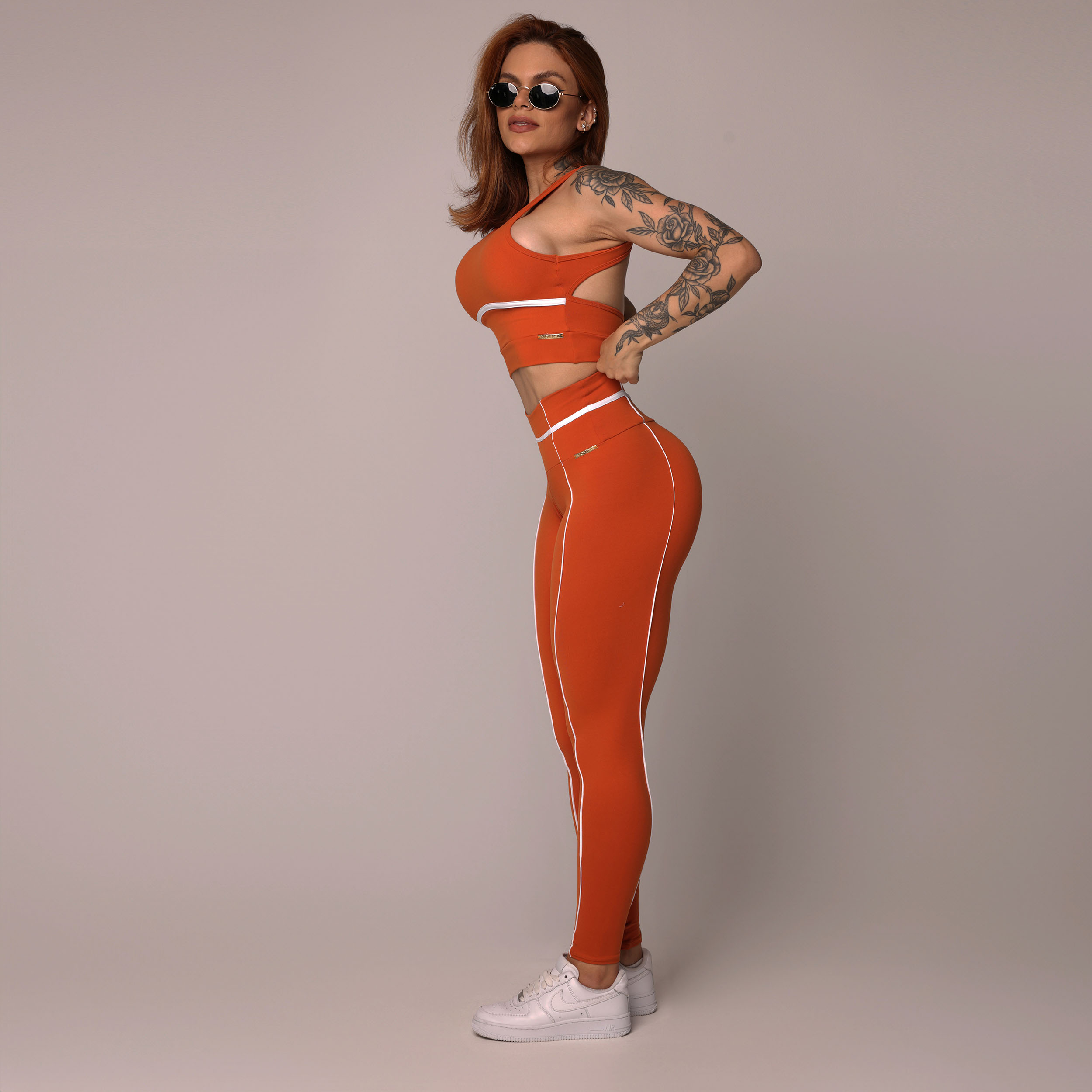 LEGGING QUEENS EMPINA BUMBUM AÇAFRÃO - Imagem 7