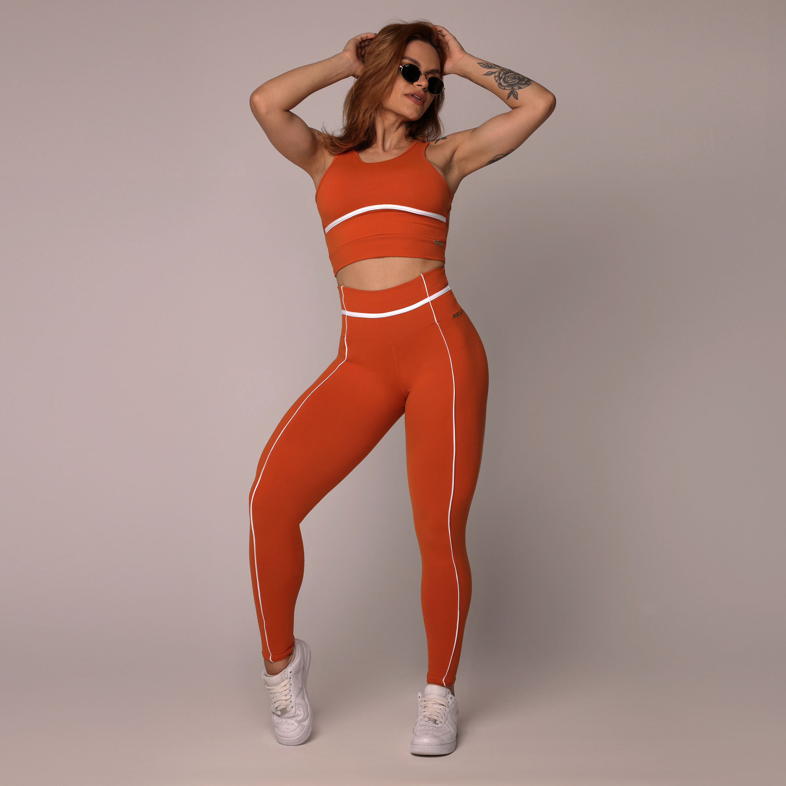 LEGGING QUEENS EMPINA BUMBUM AÇAFRÃO - Imagem 8