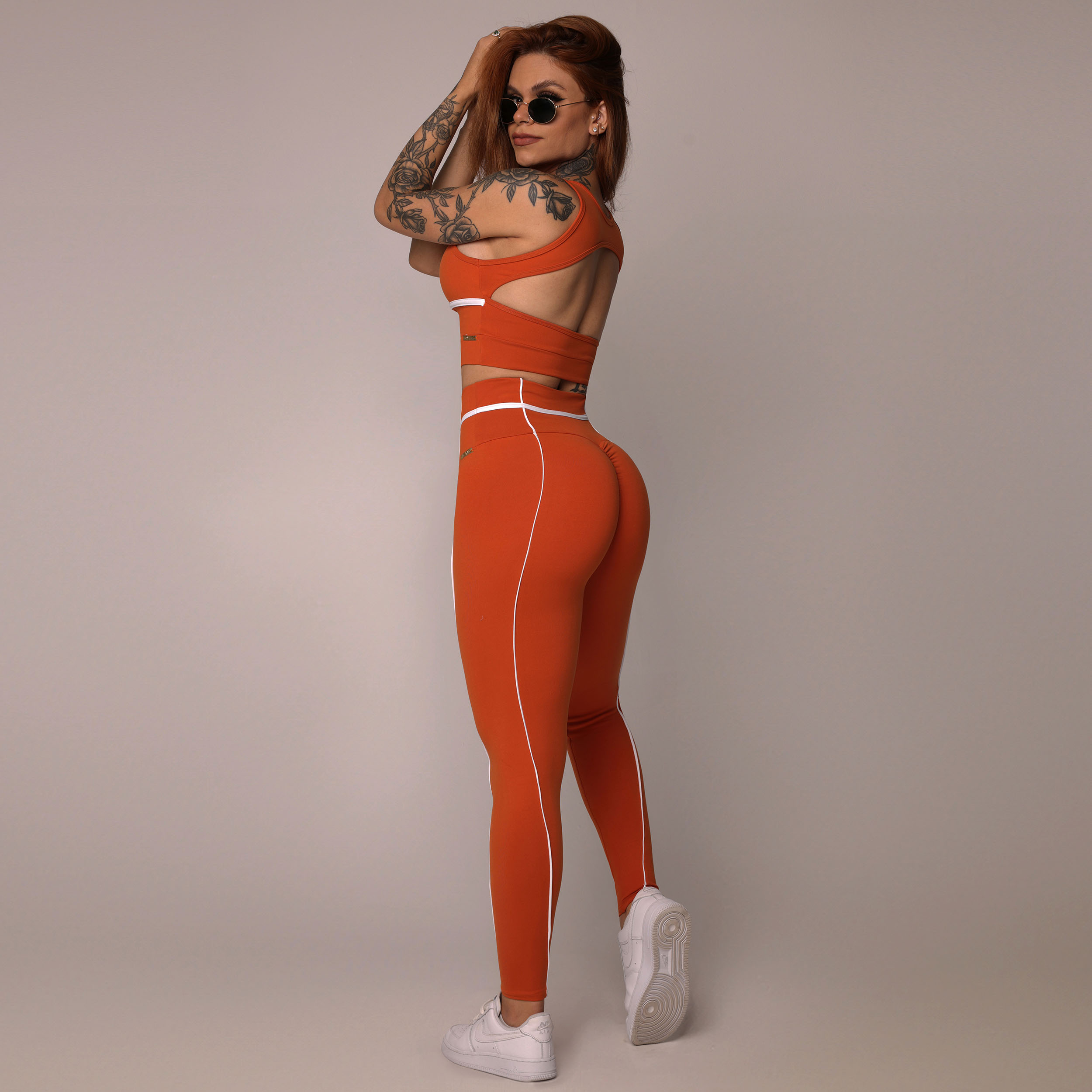 LEGGING QUEENS EMPINA BUMBUM AÇAFRÃO - Imagem 9