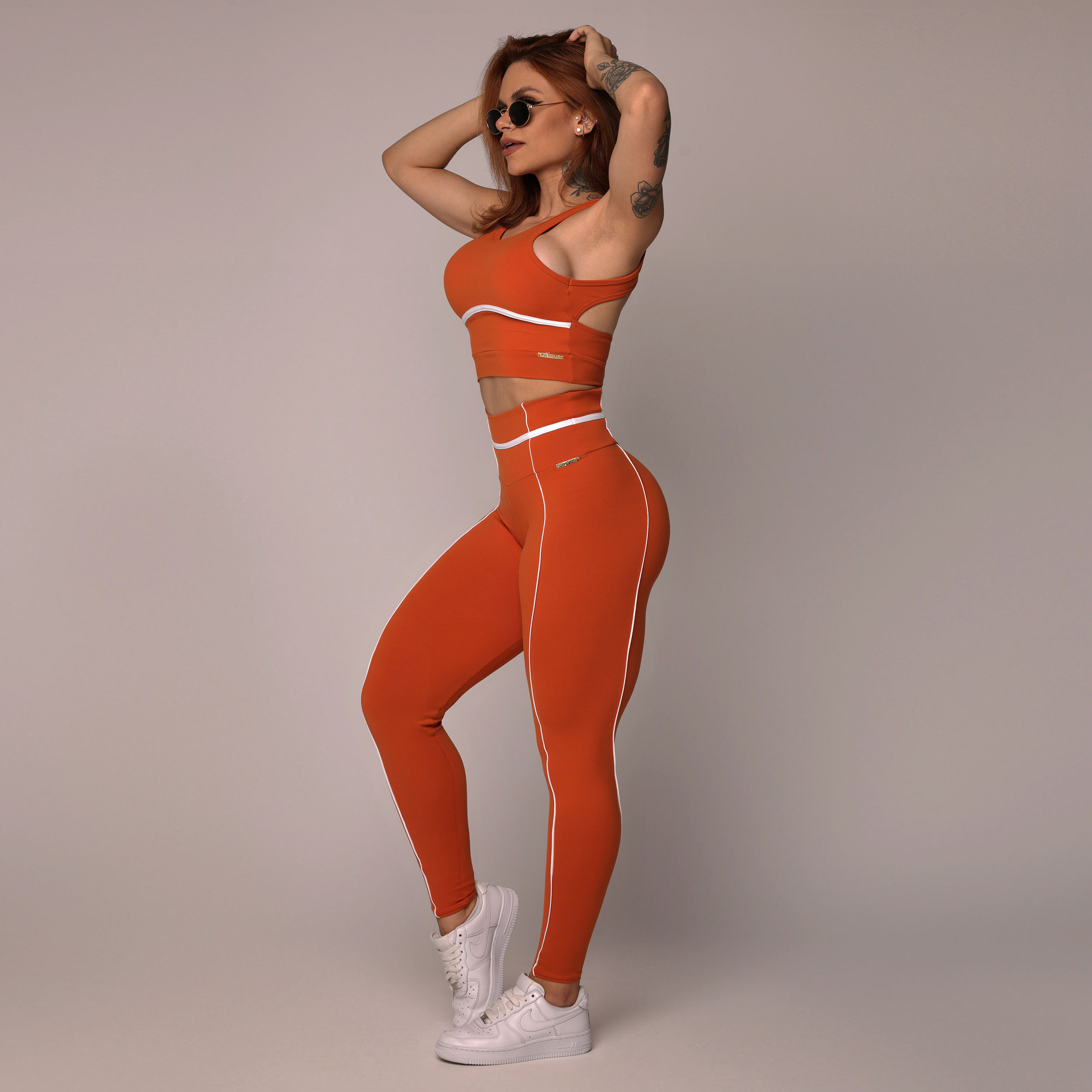 LEGGING QUEENS EMPINA BUMBUM AÇAFRÃO - Imagem 10
