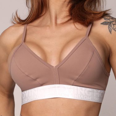 TOP MILANO AVELÃ COM ELÁSTICO BRANCO